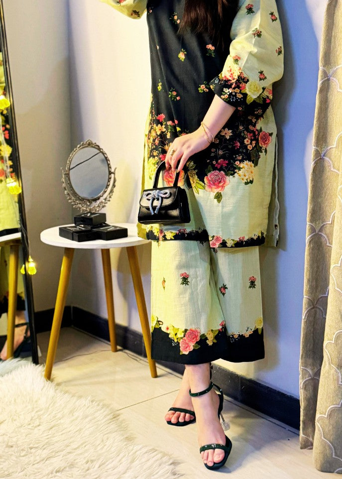 khaddar Co Ord Sets in Butter