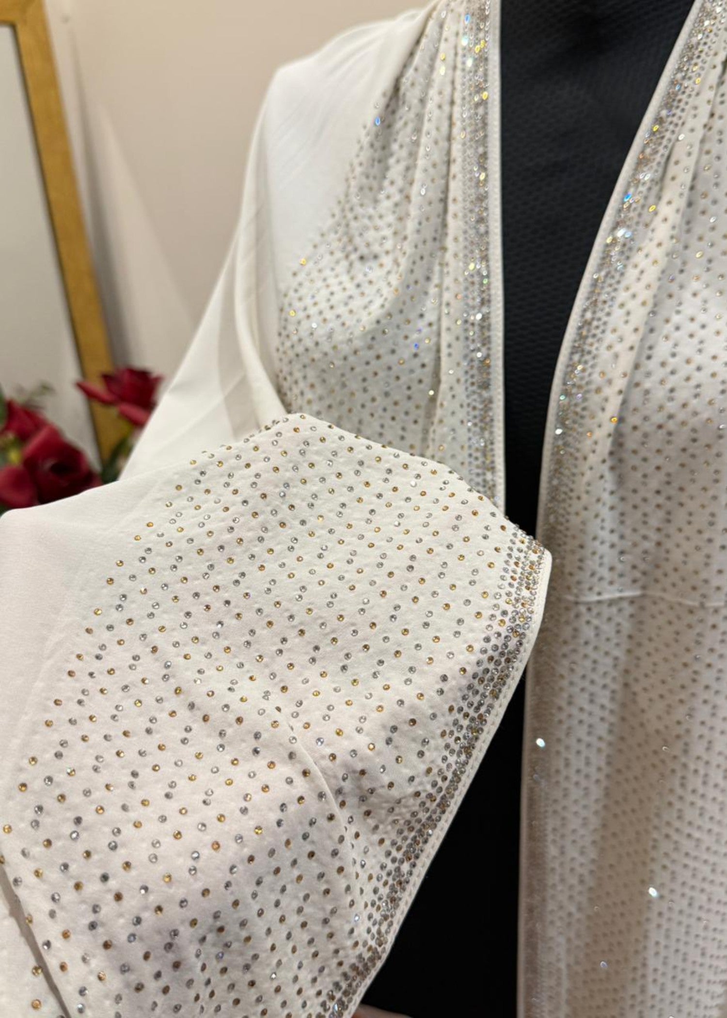 nidha Hijab in Eggshell