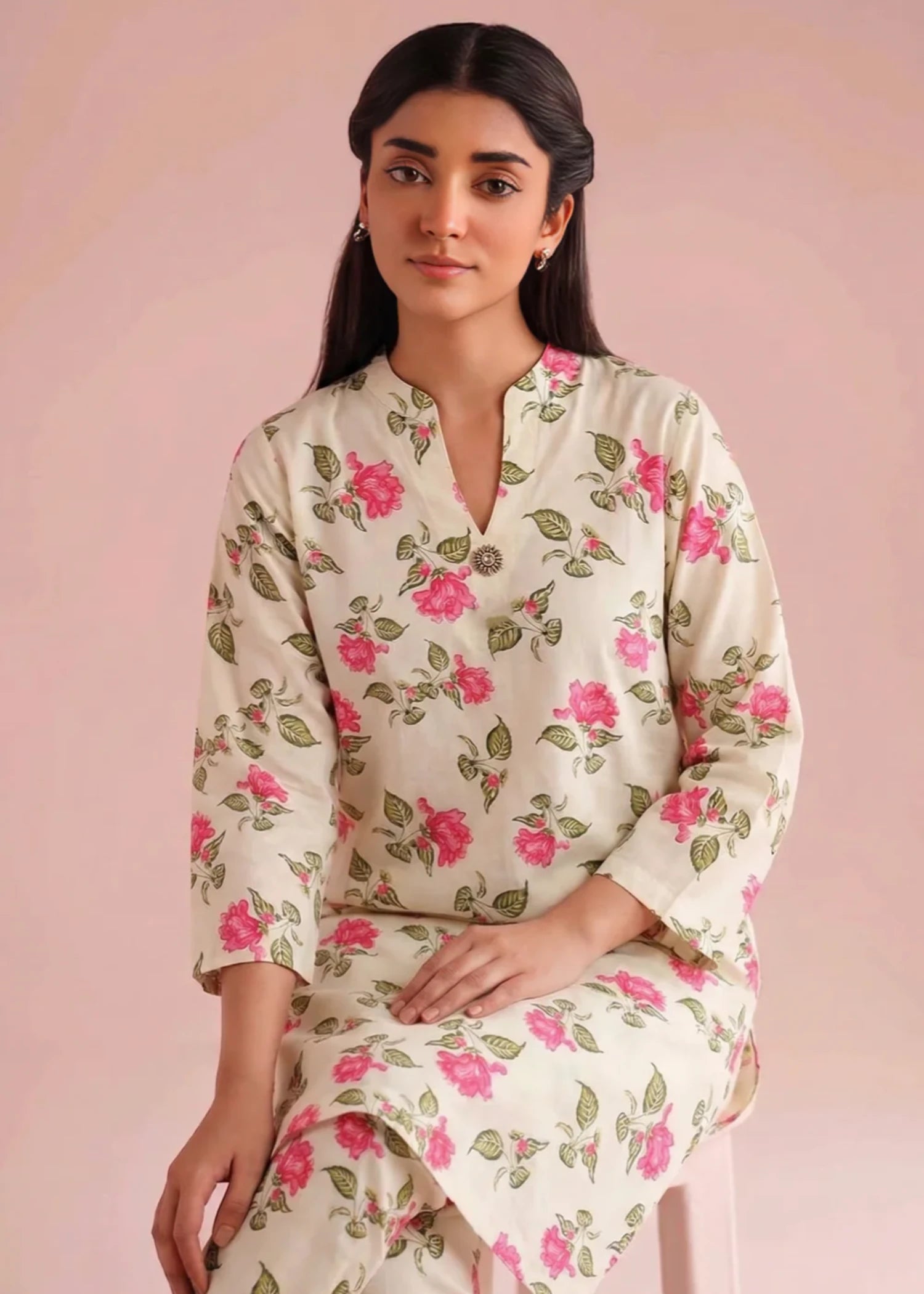 cambric Co Ord Sets in Ivory