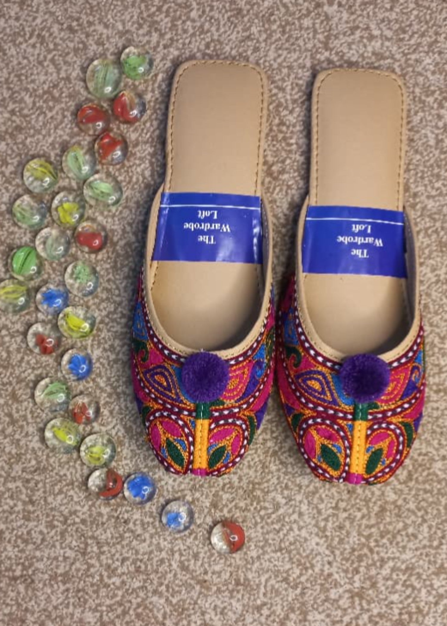 Khussa in Multi by - High Quality Women Khussa OYE0924