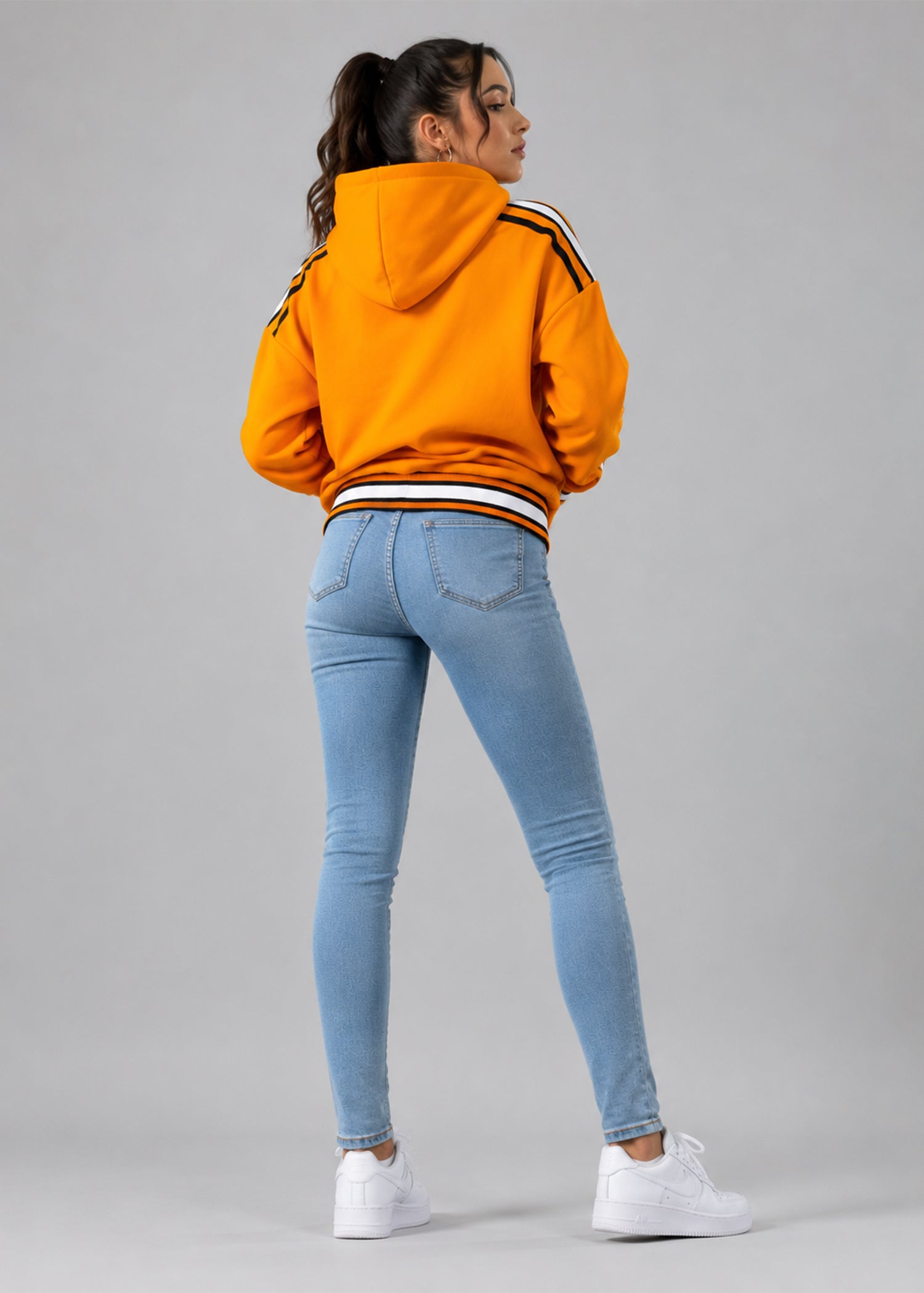 terry Hoodie in Orange