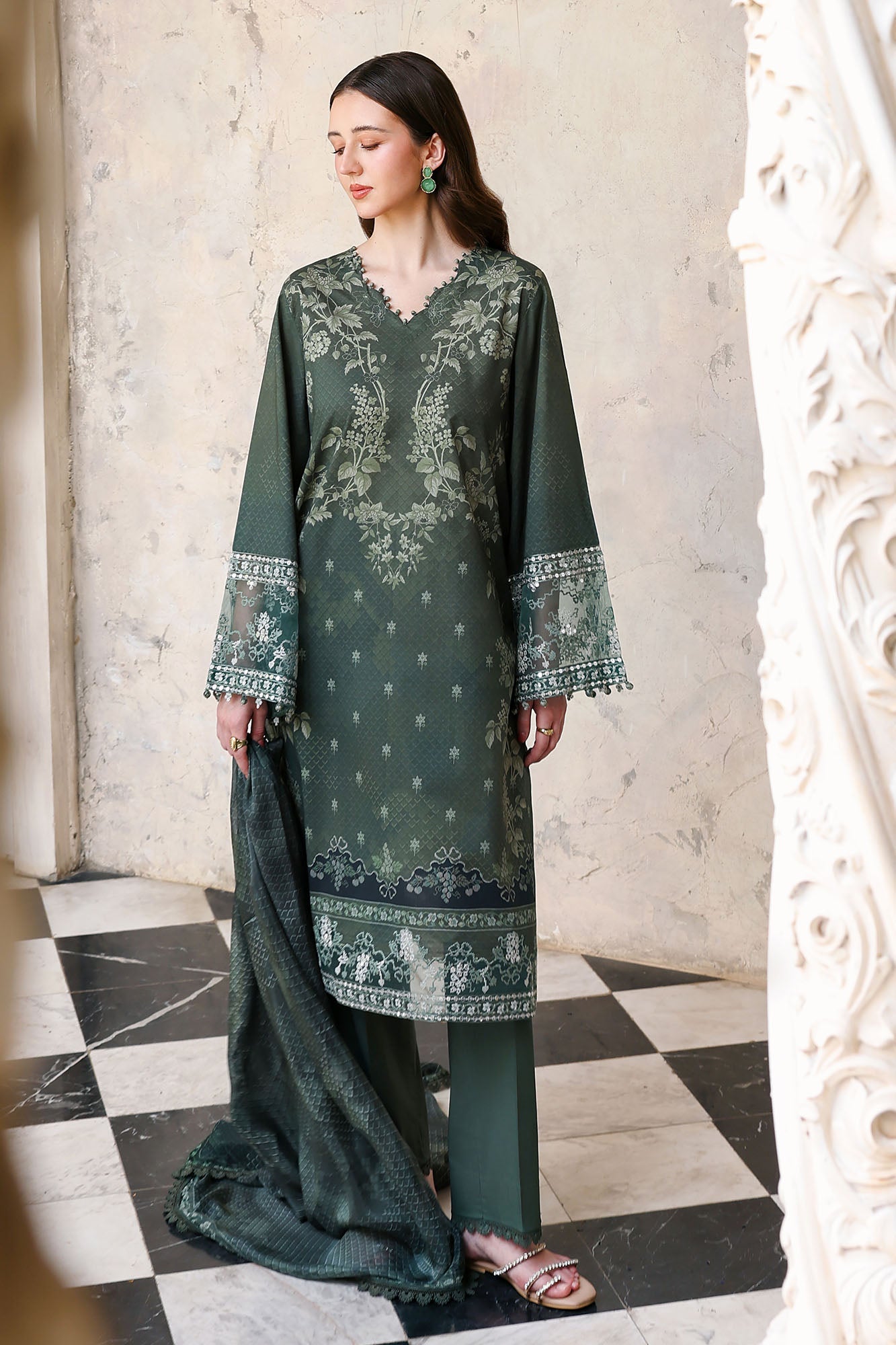 Eid Lawn Edit – Forest Muse