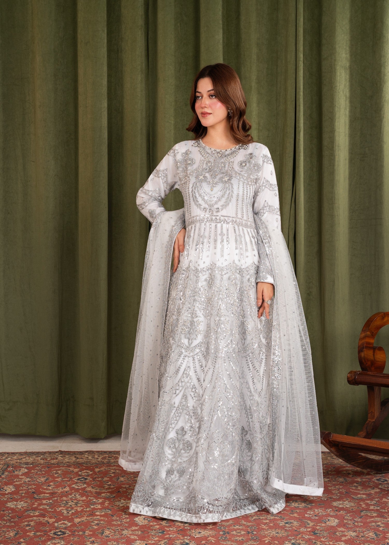 net Maxi in White