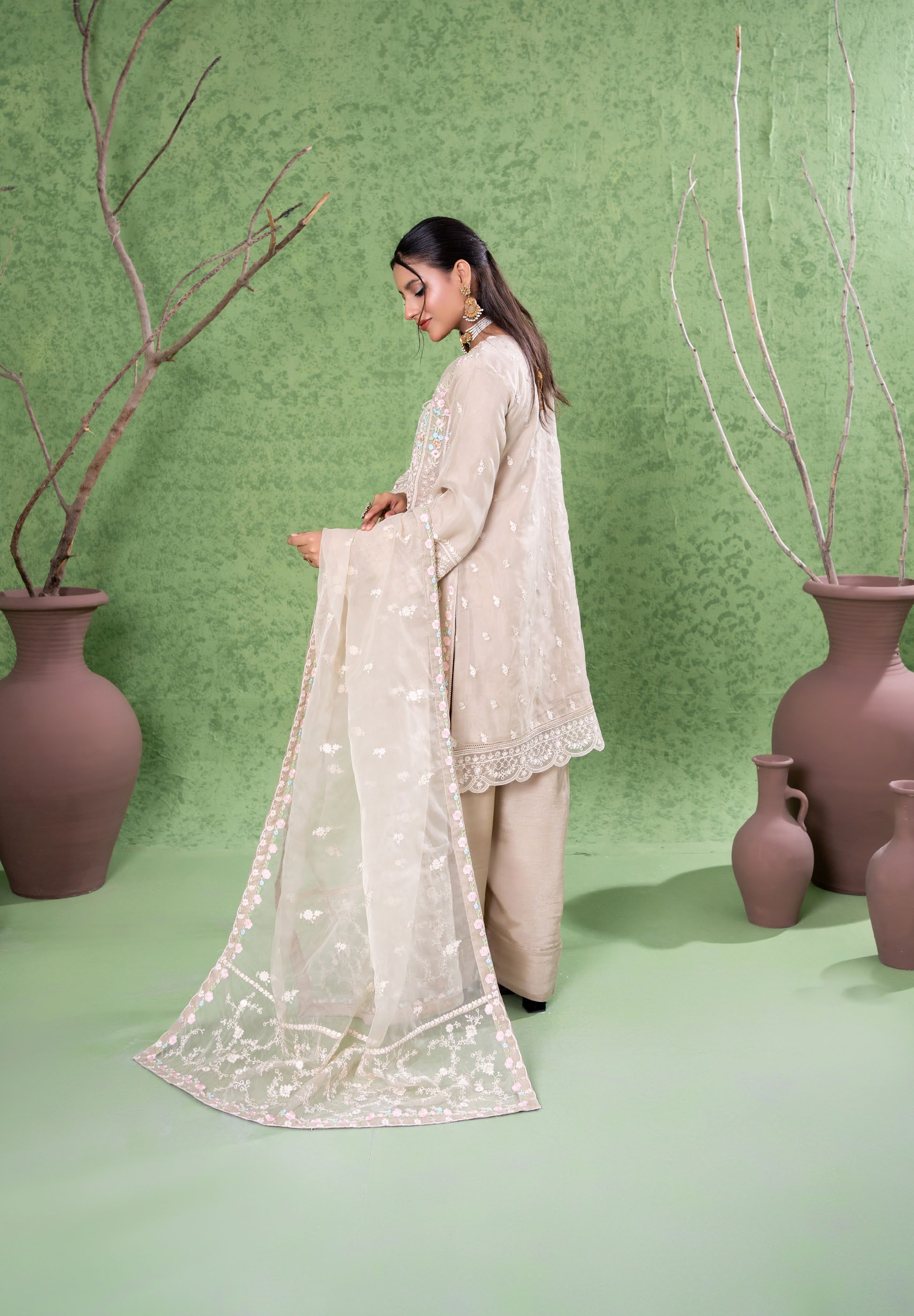 Kahani Festive Pret Organza Formals – D-3