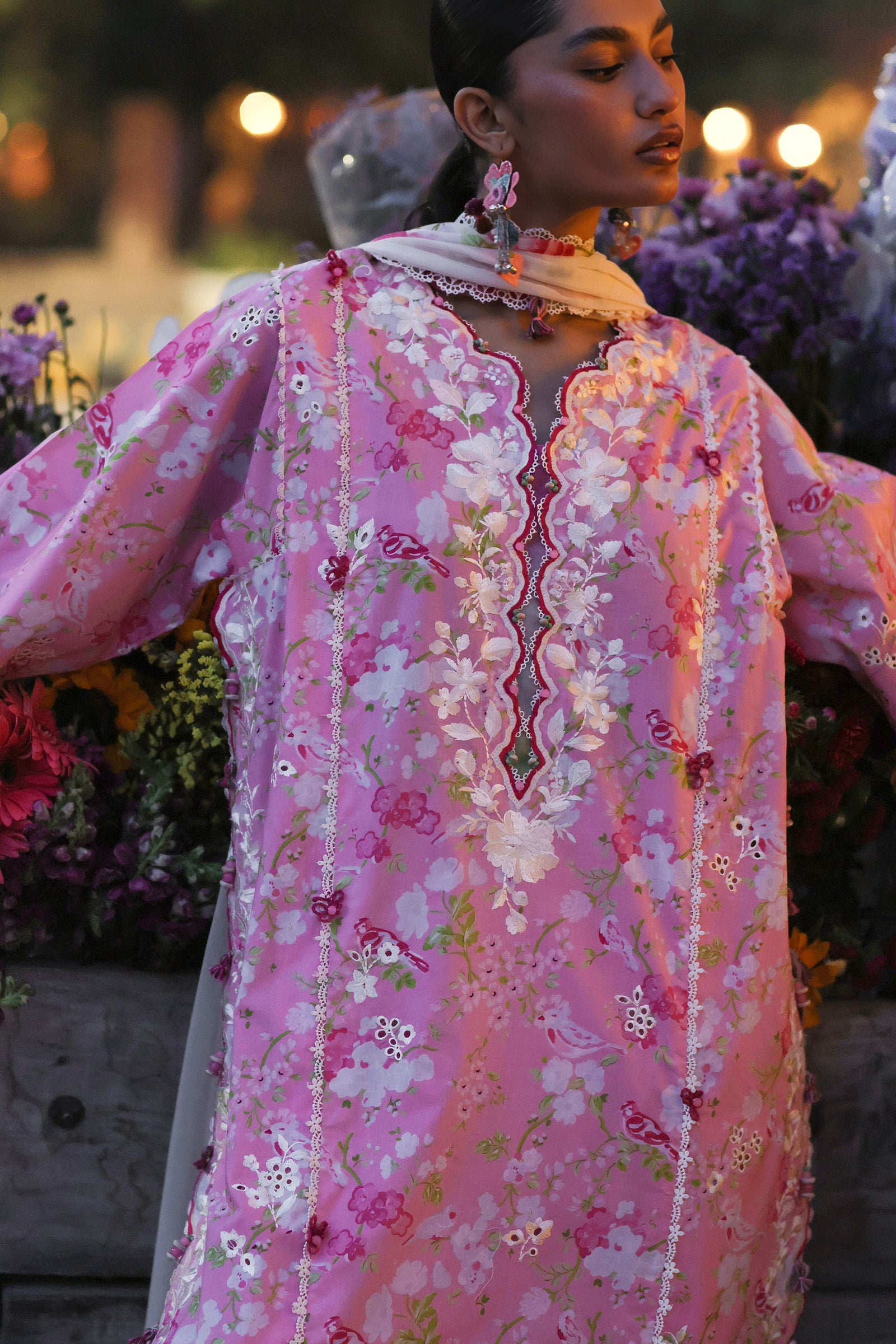 Festive Luxury Lawn – Peony Reverie (Z-03)