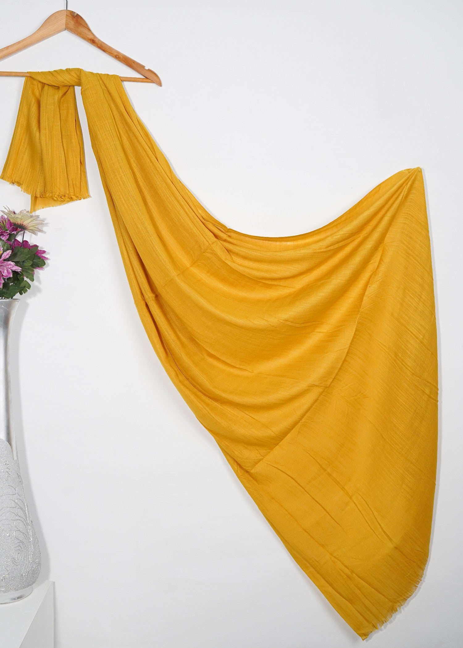 lawn Hijab in Mustard