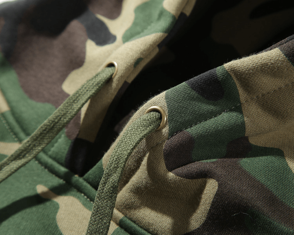 Loose Hooded Long-Sleeved Couple Jacket for Men and Women