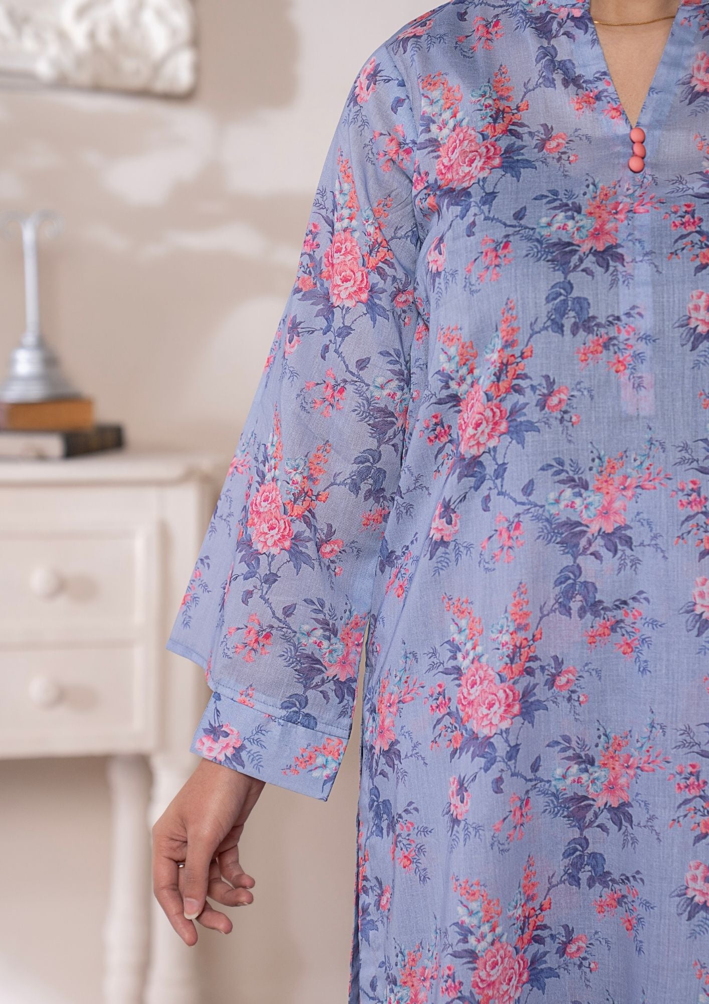 lawn Co Ord Sets in Purple ash