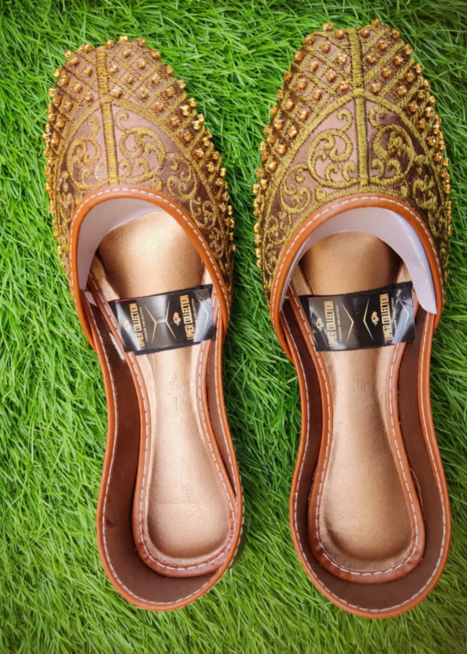 Khussa in Brown by - High Quality Women Khussa WRI1293