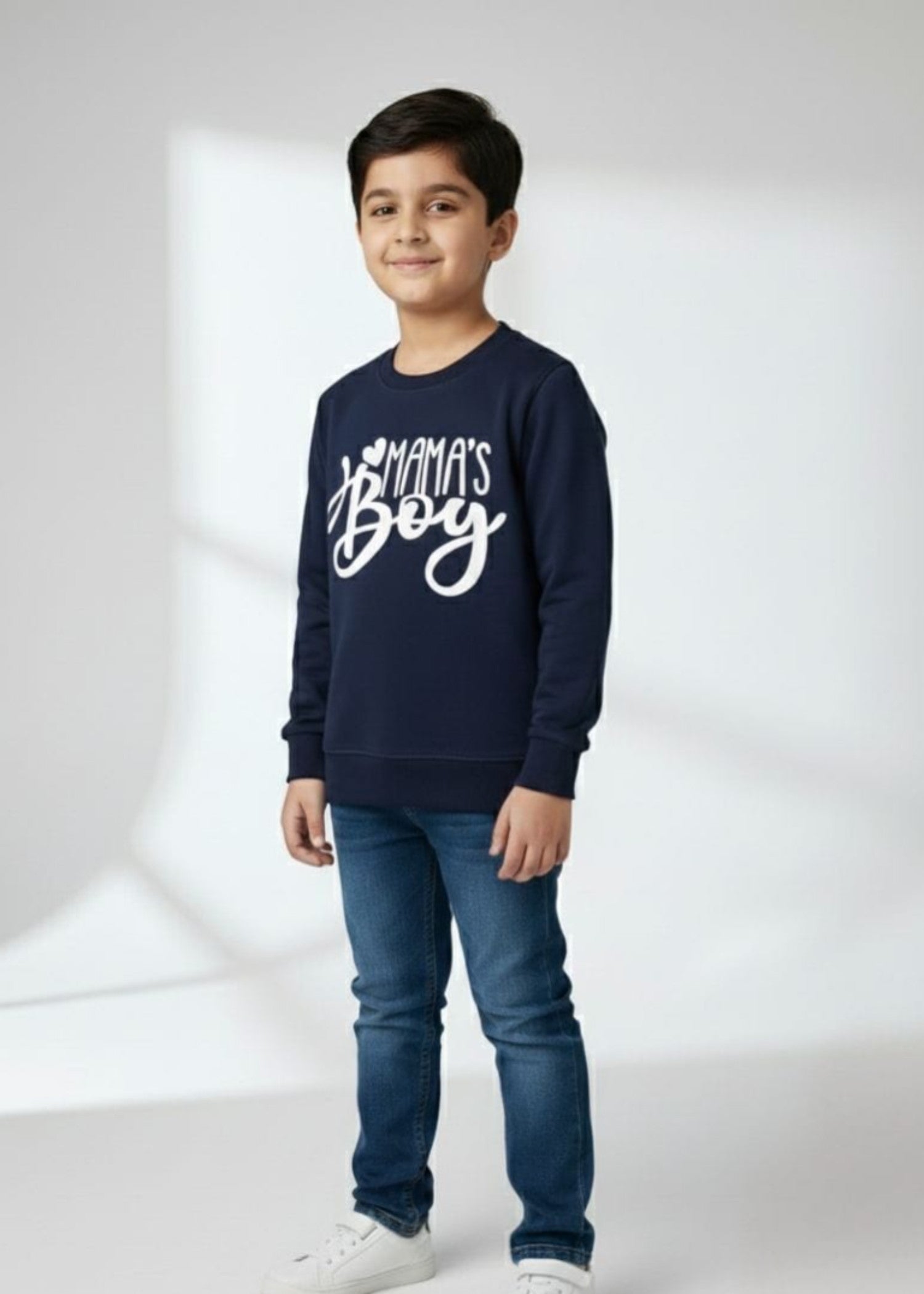 fleece Sweatshirt in Midnight blue
