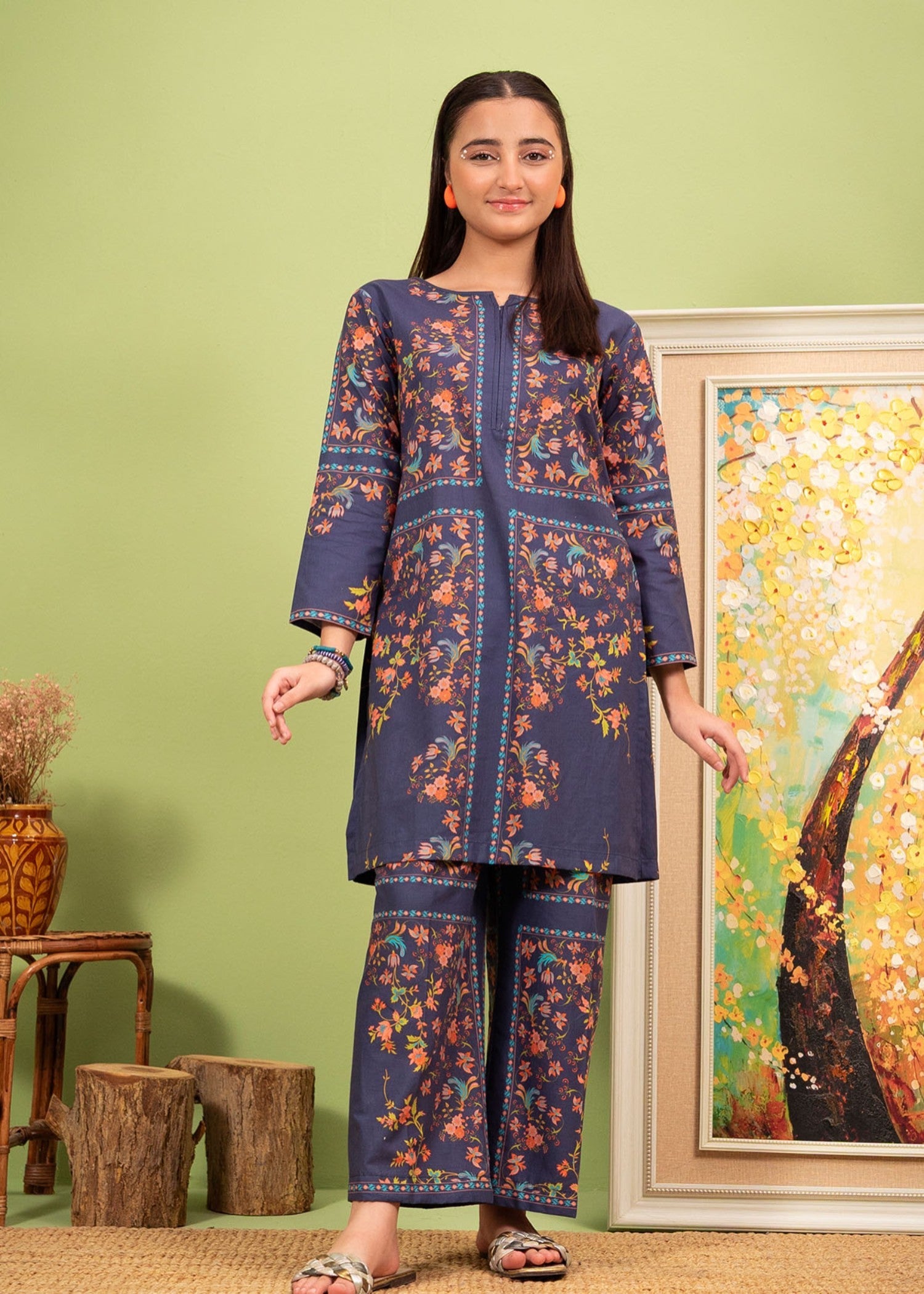 Co Ord Sets in Blue violet