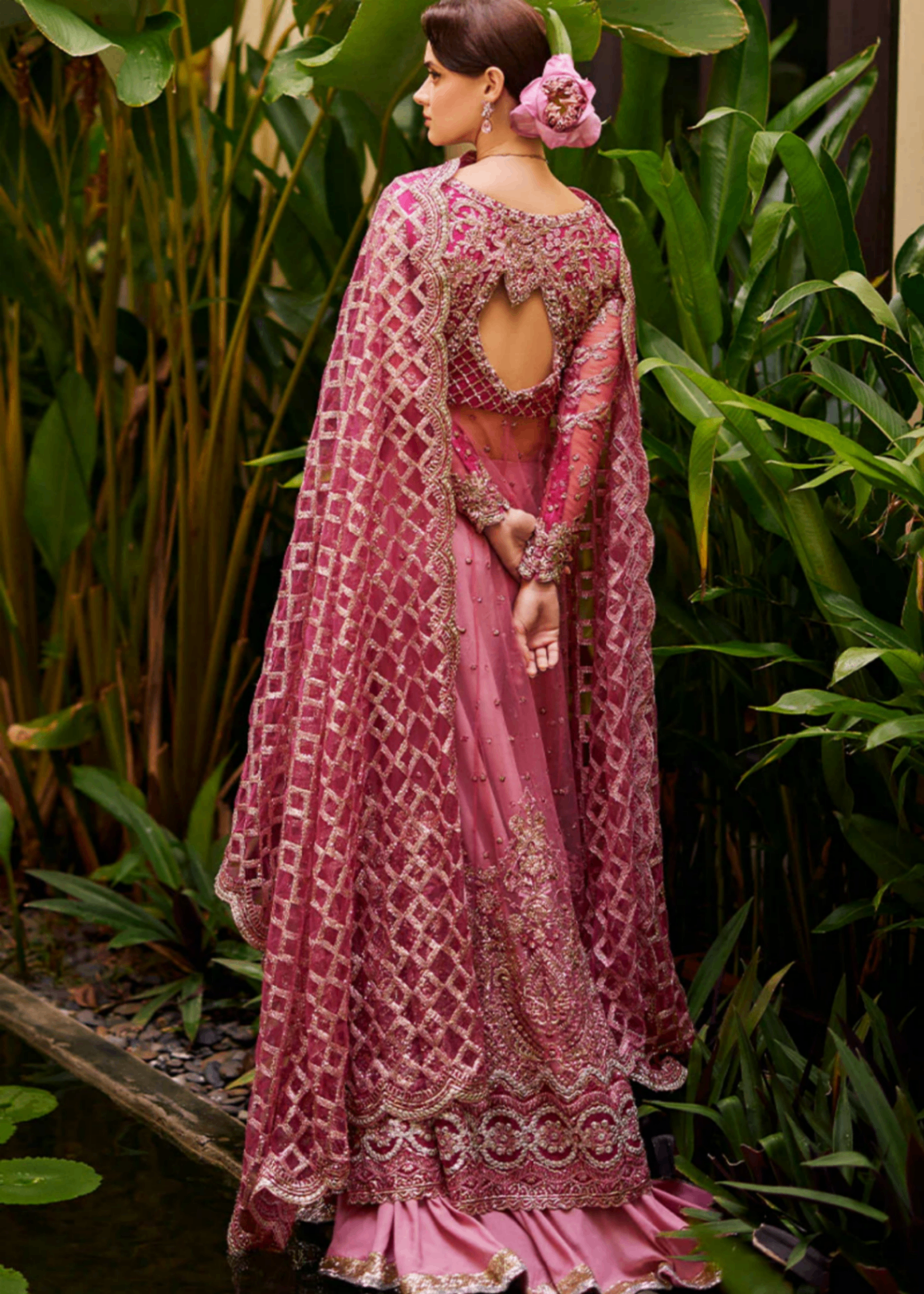 net Unstitched in Magenta