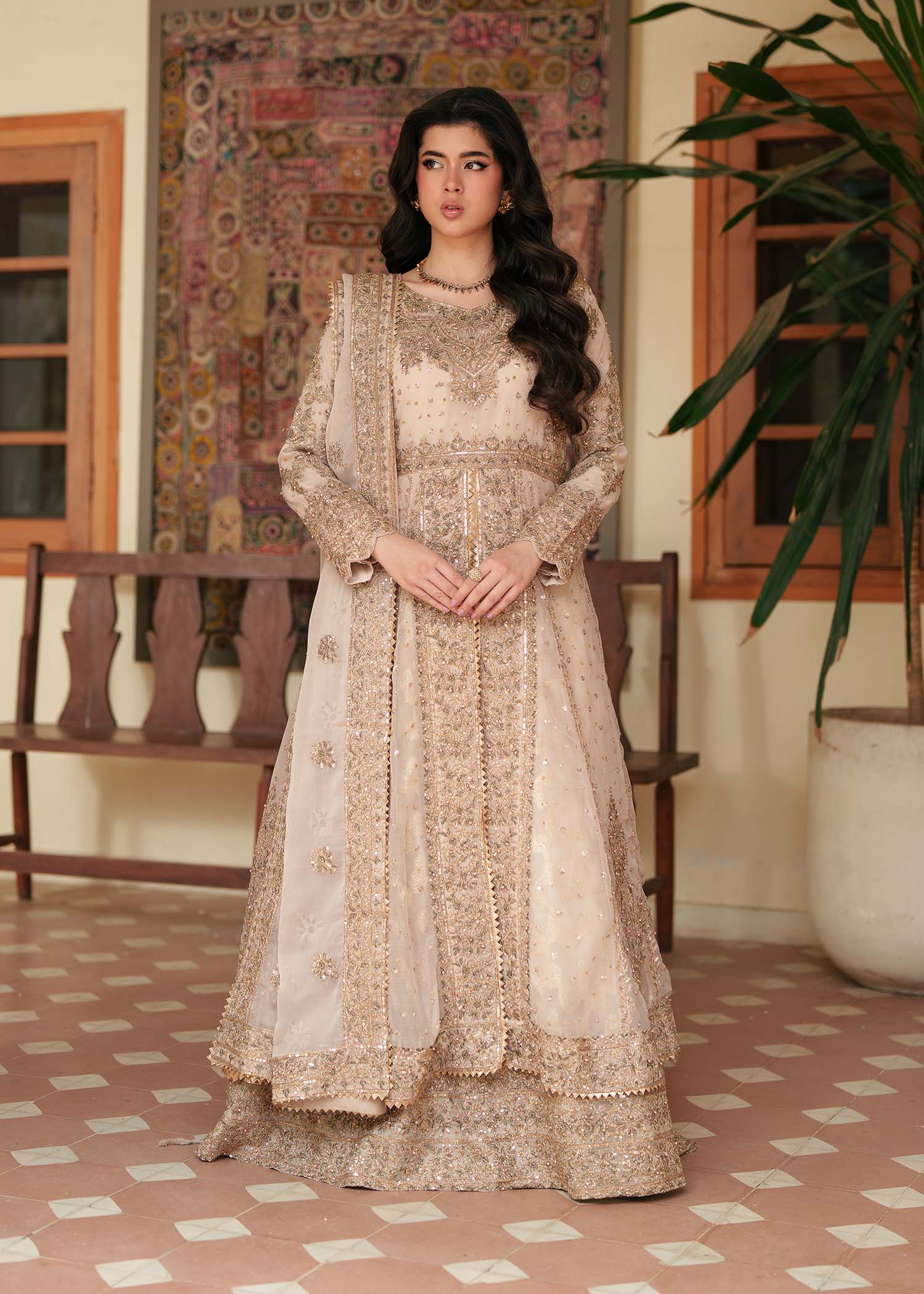 chiffon Maxi in Gold