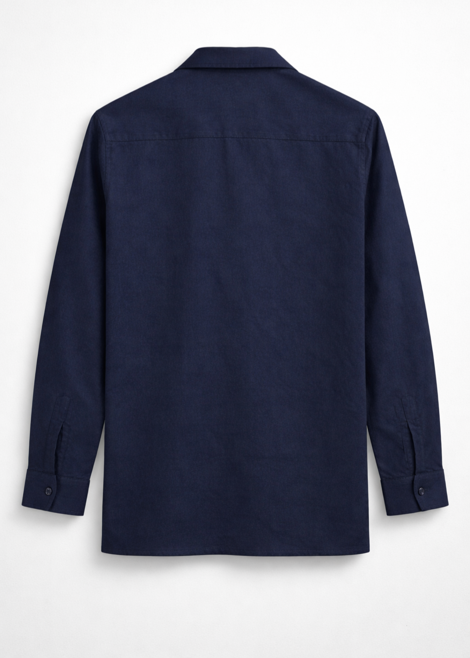 cotton linen Casual Shirt in Navy blue