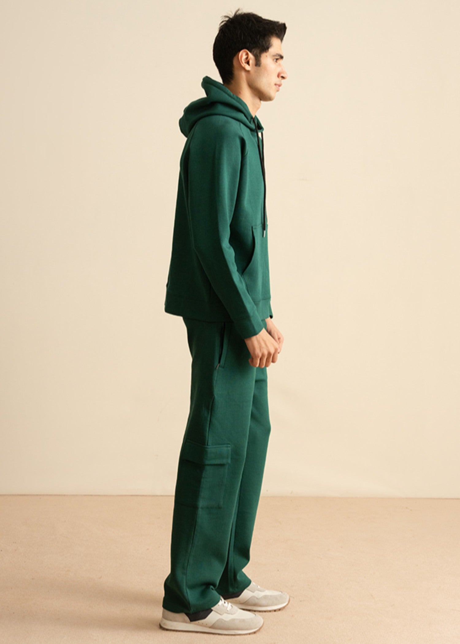 linen Trousers in Green
