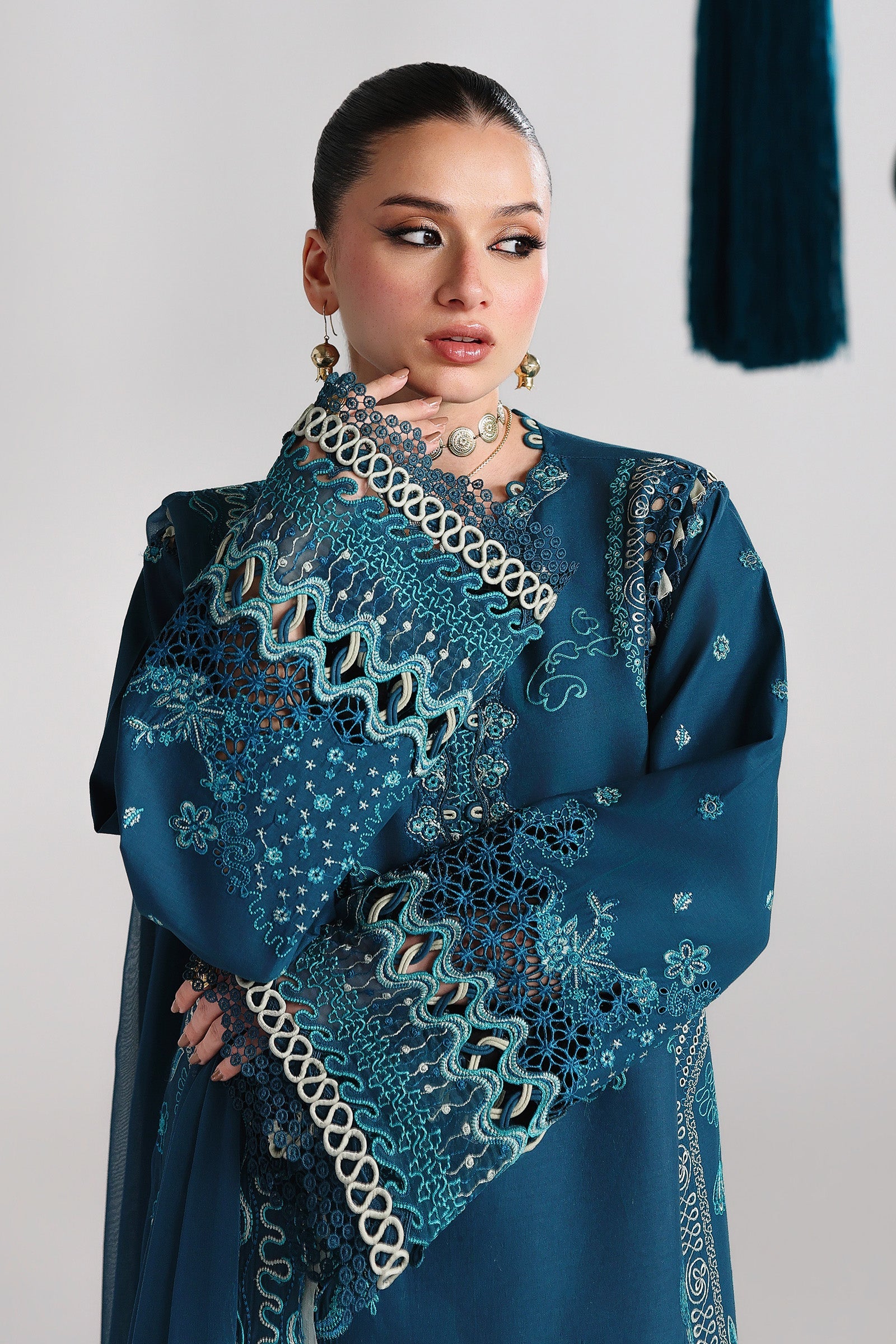 Festive Luxury Lawn – QFL-07 KAISA