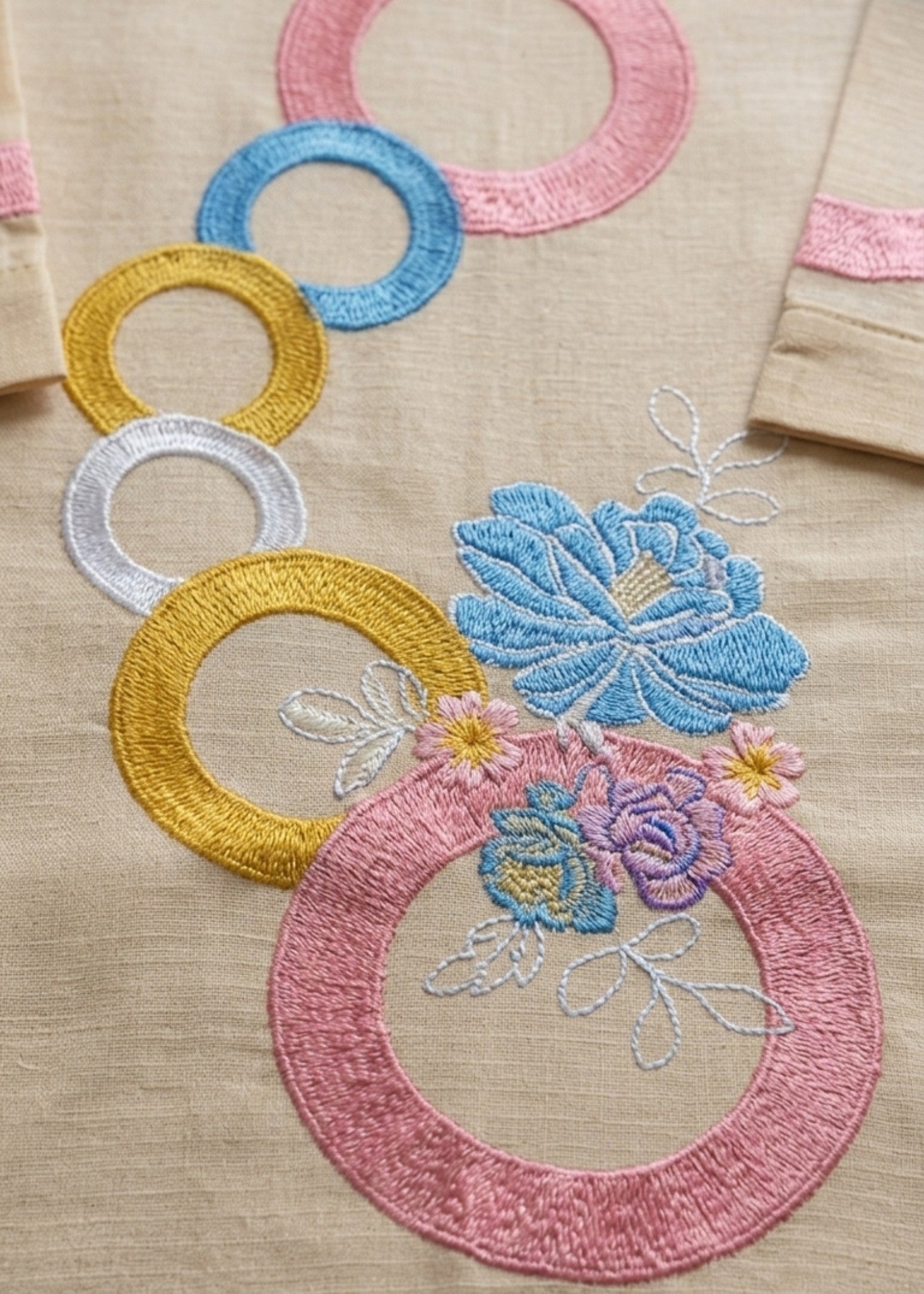 cotton Kurti in Buttercream