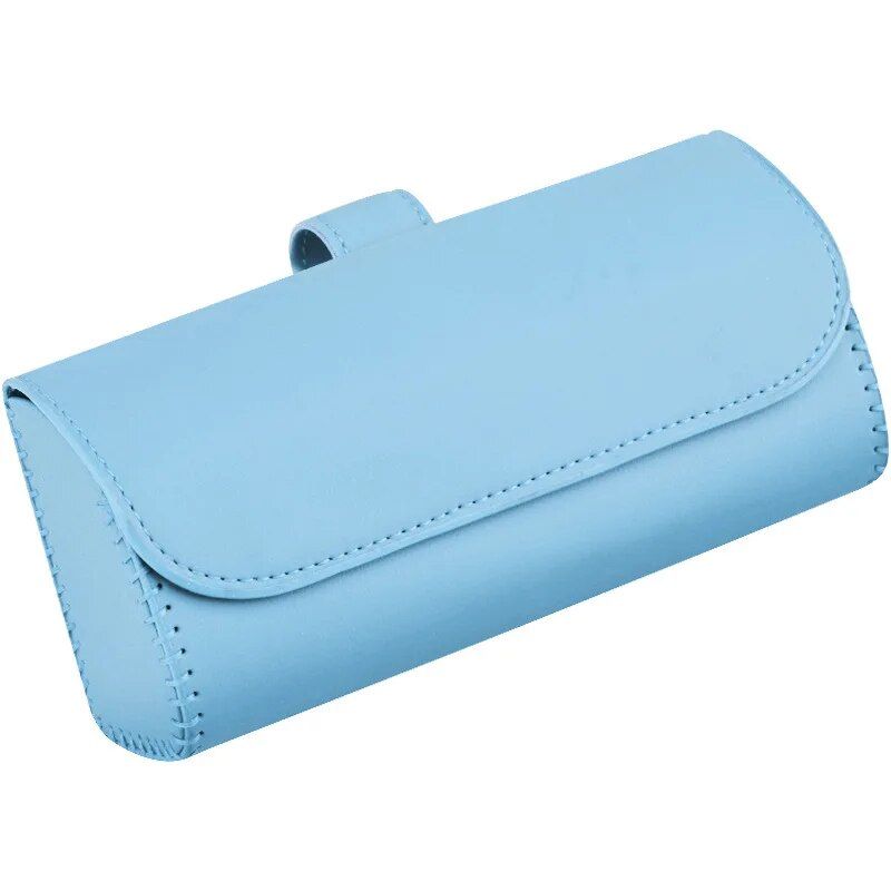 Luxury Car Sun Visor Organizer with Sunglasses Clip & Ticket Holder