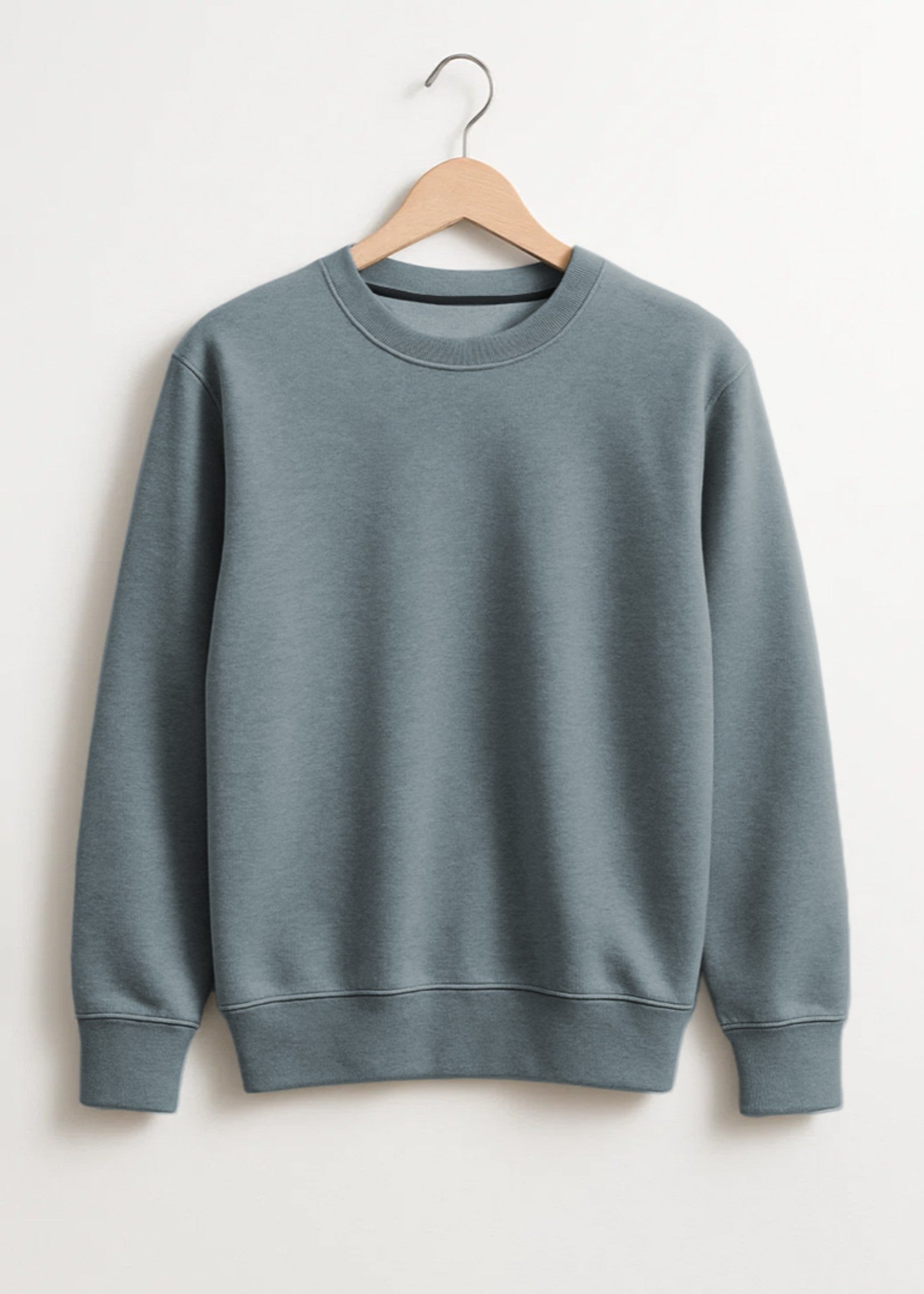 fleece Sweatshirt in Slate grey
