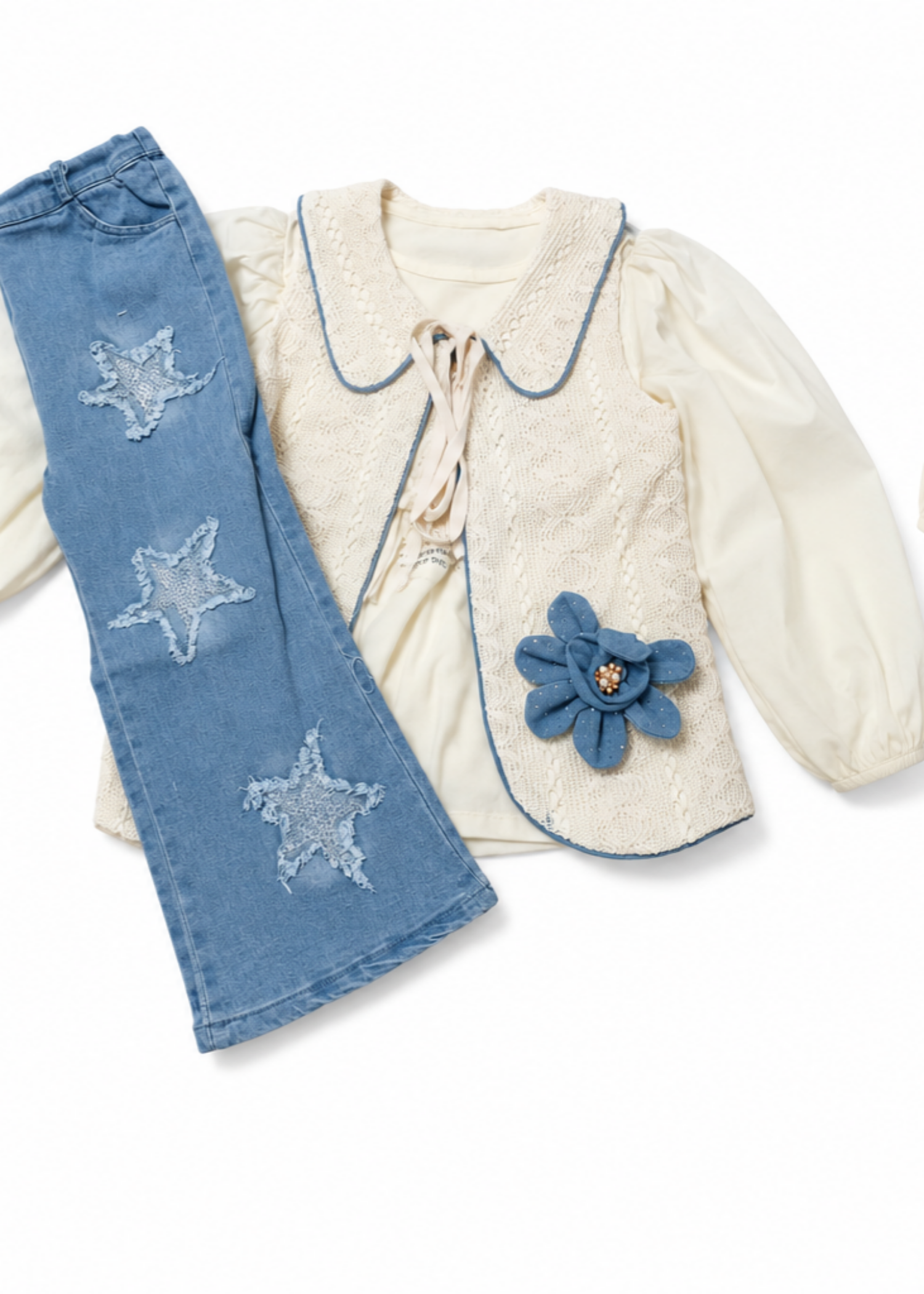 Co Ord Sets in Beige, royal blue