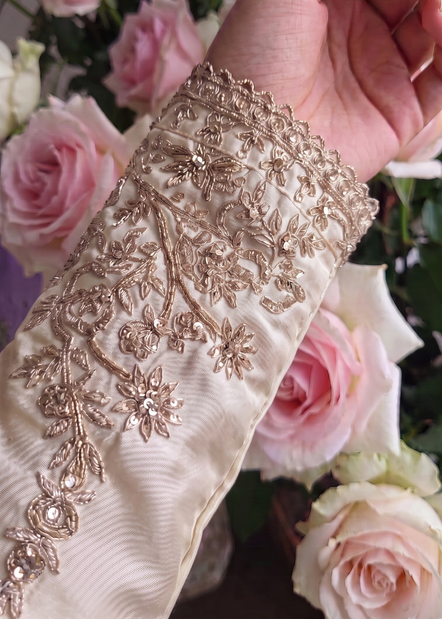charmuse/shamooz Sharara in Cream