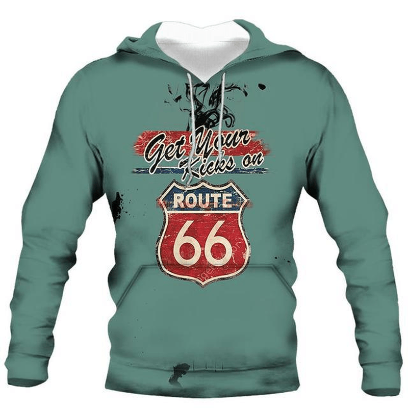 3D Printed Hoodie Jacket Street Pullover