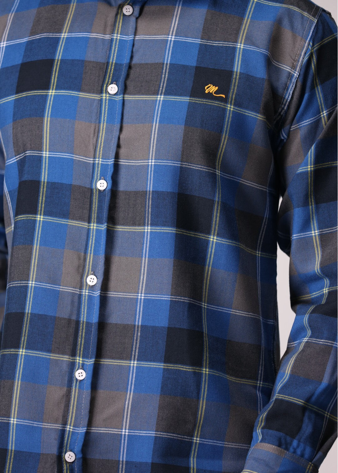 flannel Casual Shirt in Blue