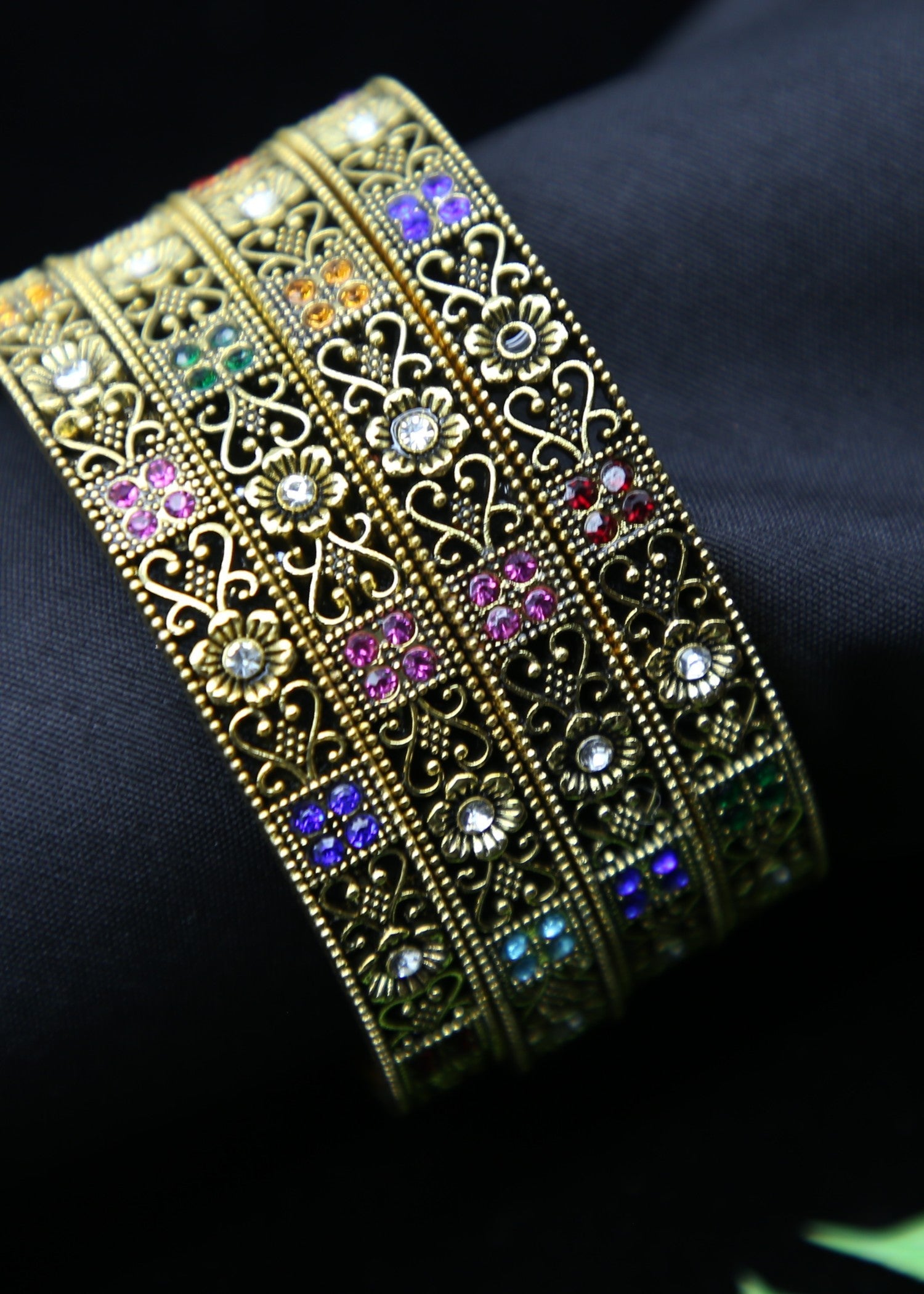 Bangles in Multi Color by - Trendy Women Bangles QTB6690
