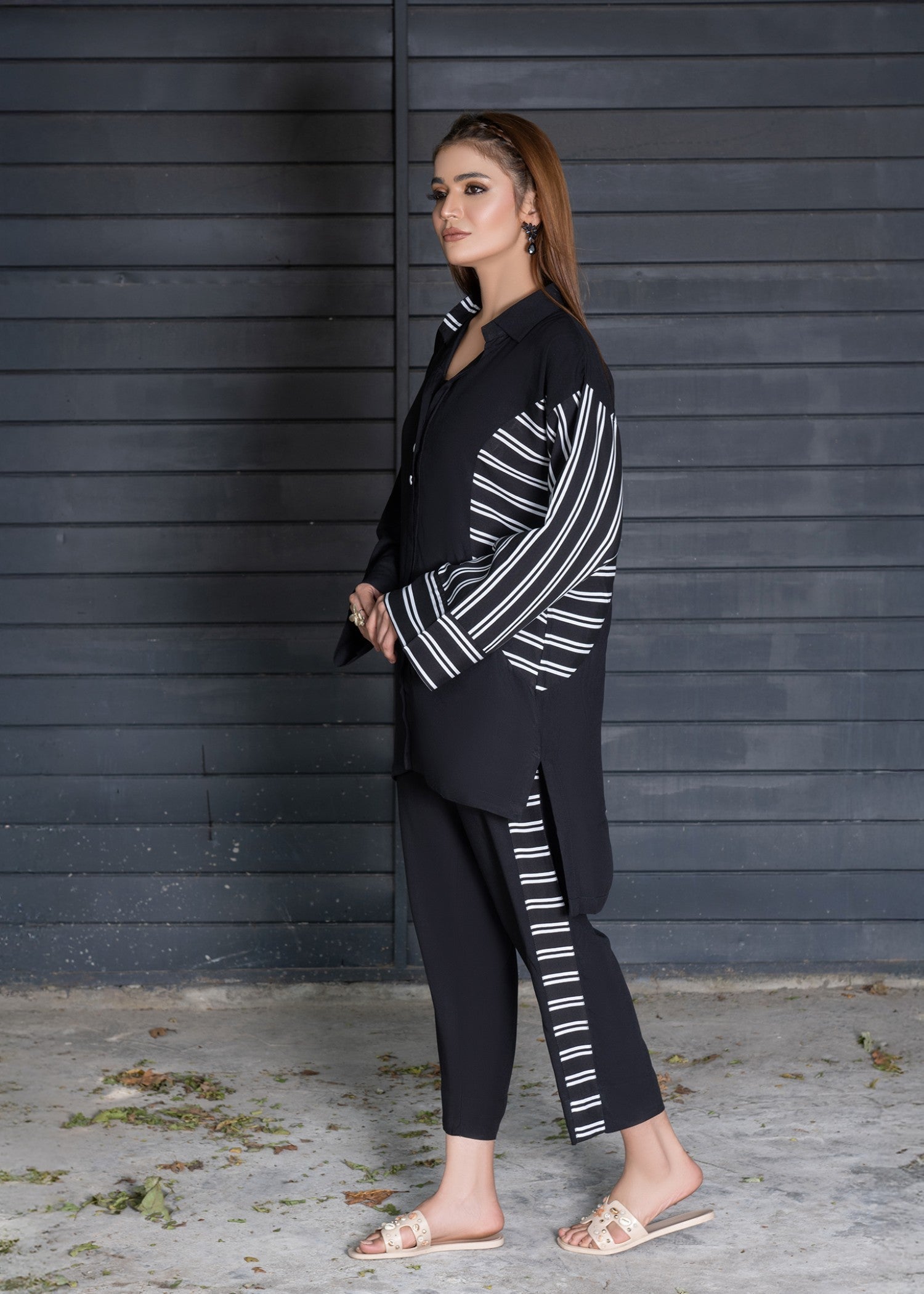 viscose Co ord Sets in Black