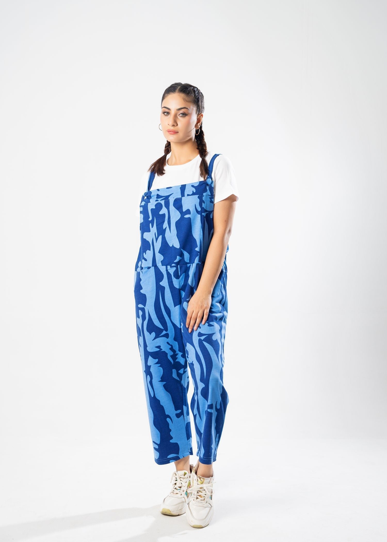 terry Jumpsuit in Royal blue