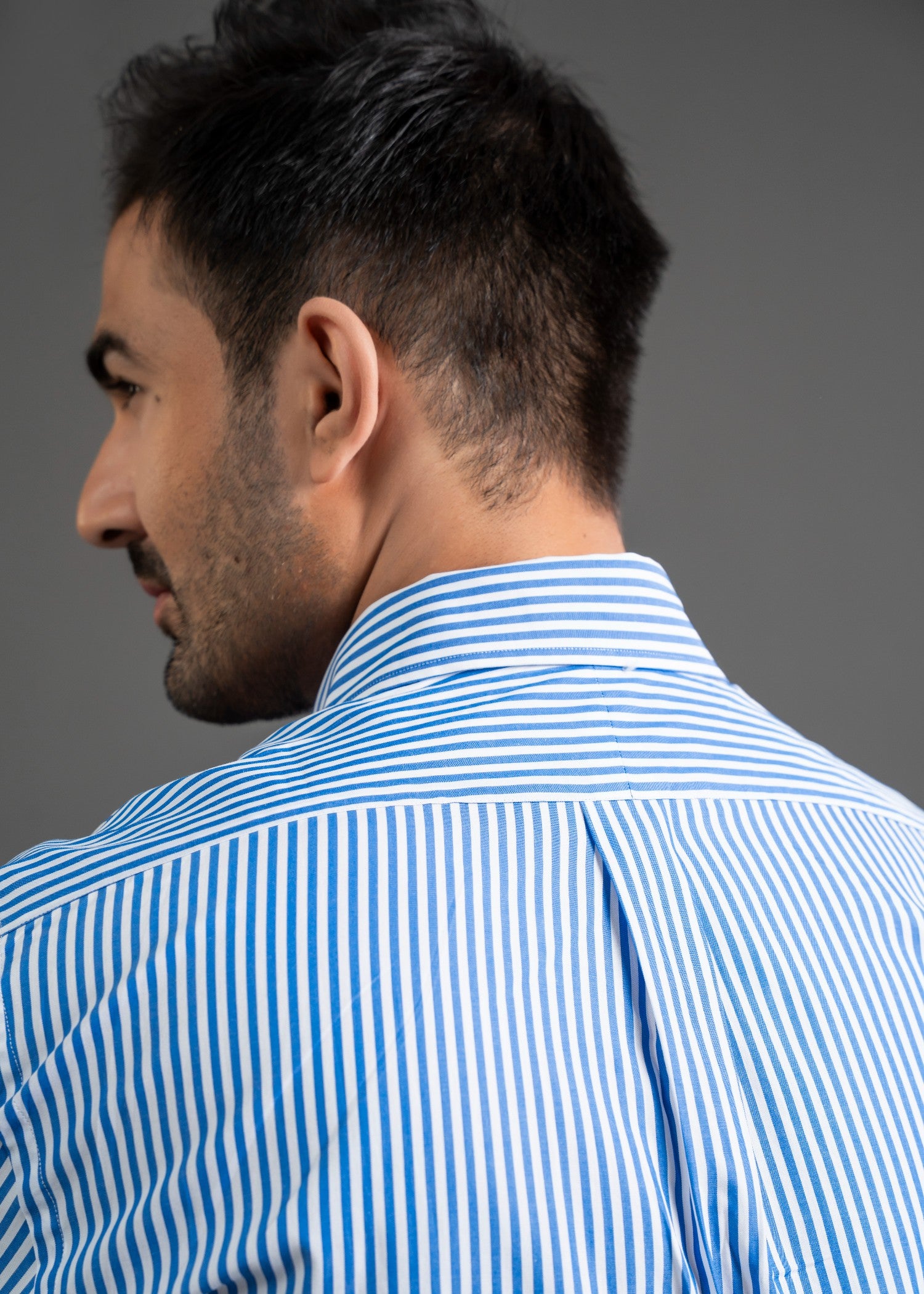 cotton Formal Shirt in Blue