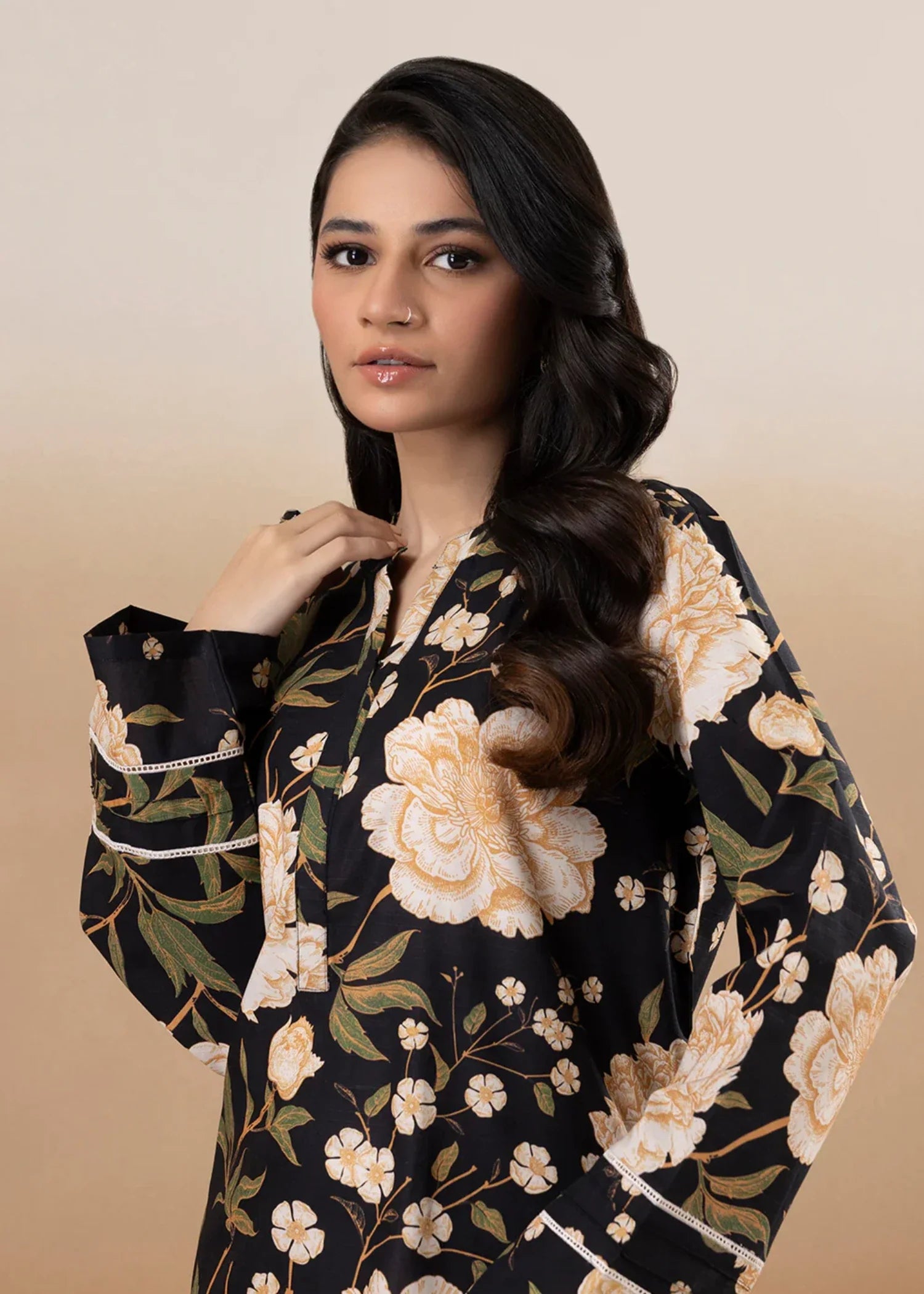 khaddar Co Ord Sets in Black