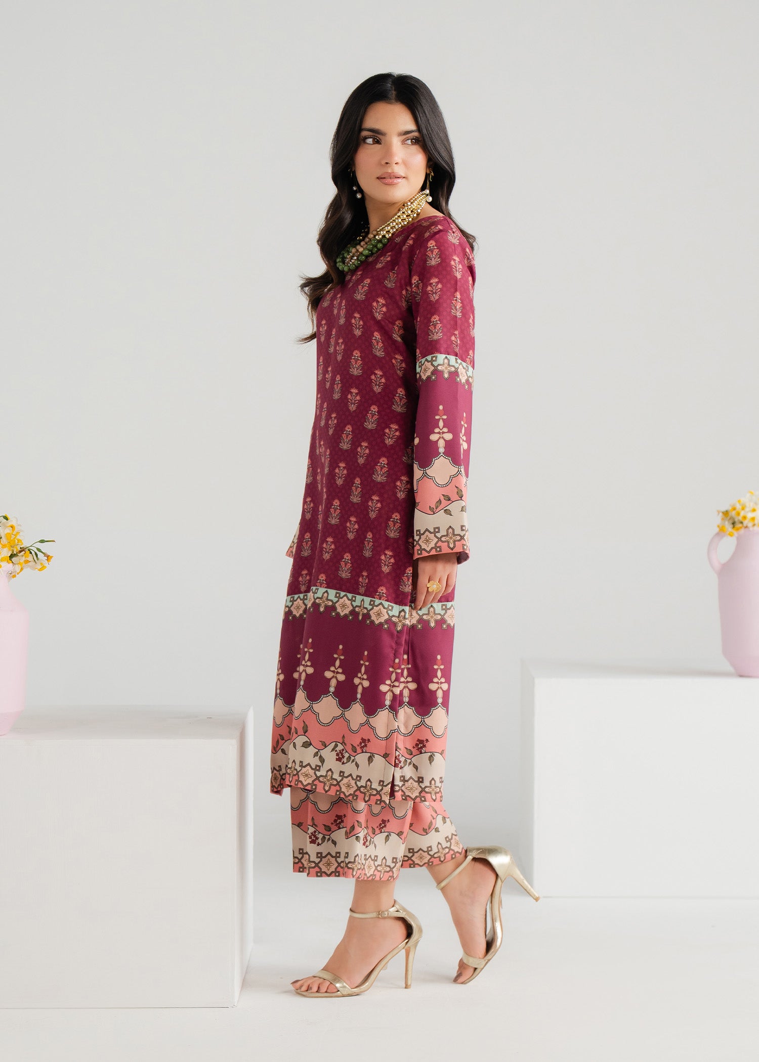 lawn Co Ord Sets in Raspberry