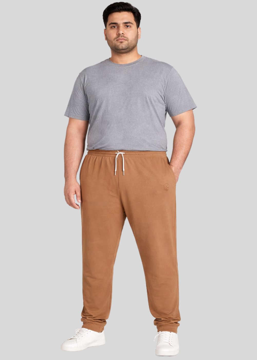 terry Trousers in Sand brown