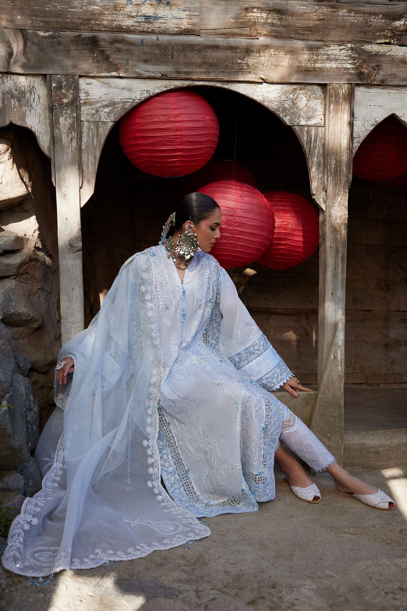 Kashmee Luxury Eid Lawn – ROUHAAN (EL26-04 A)