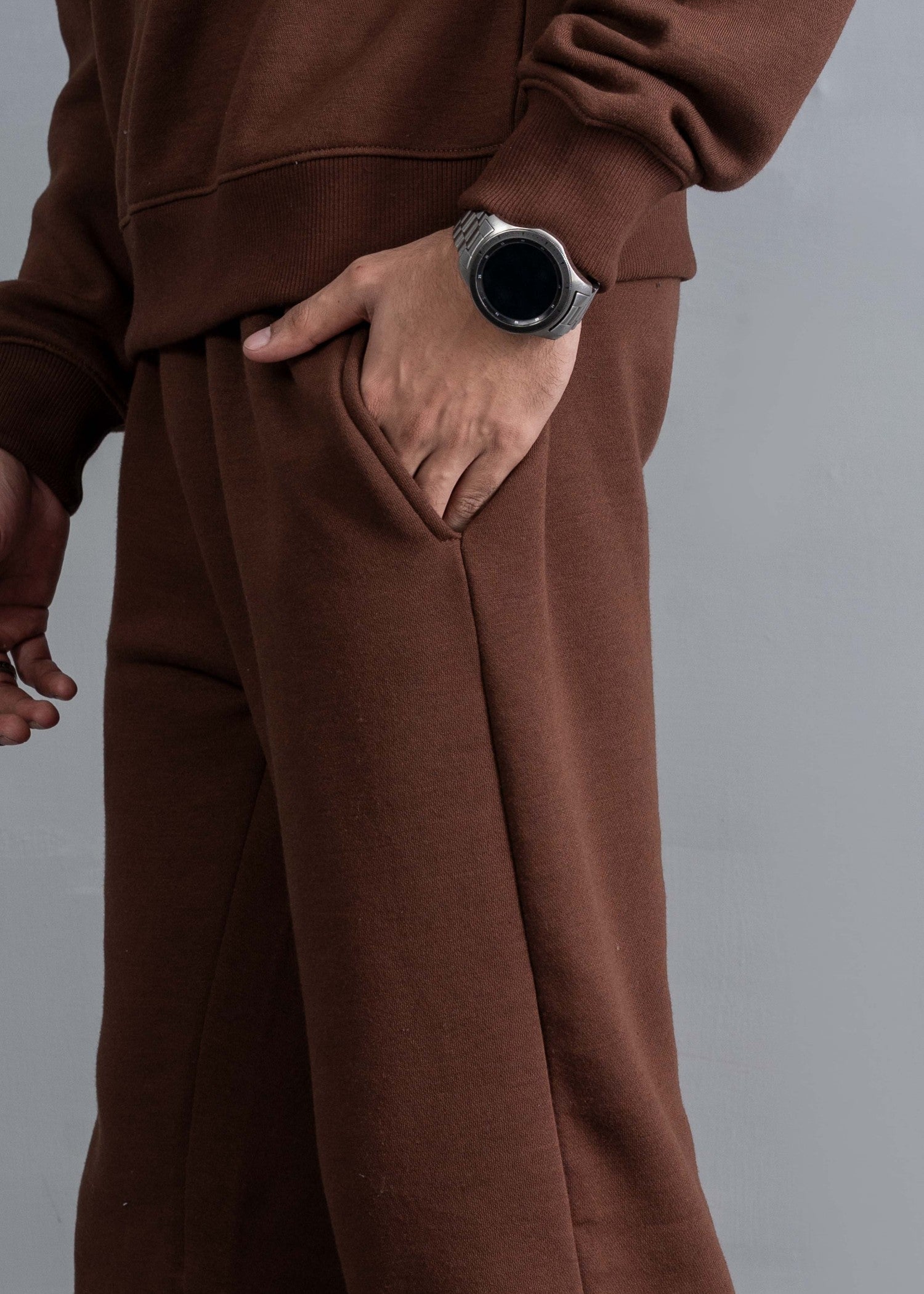 terry Trousers in Cinnamon brown