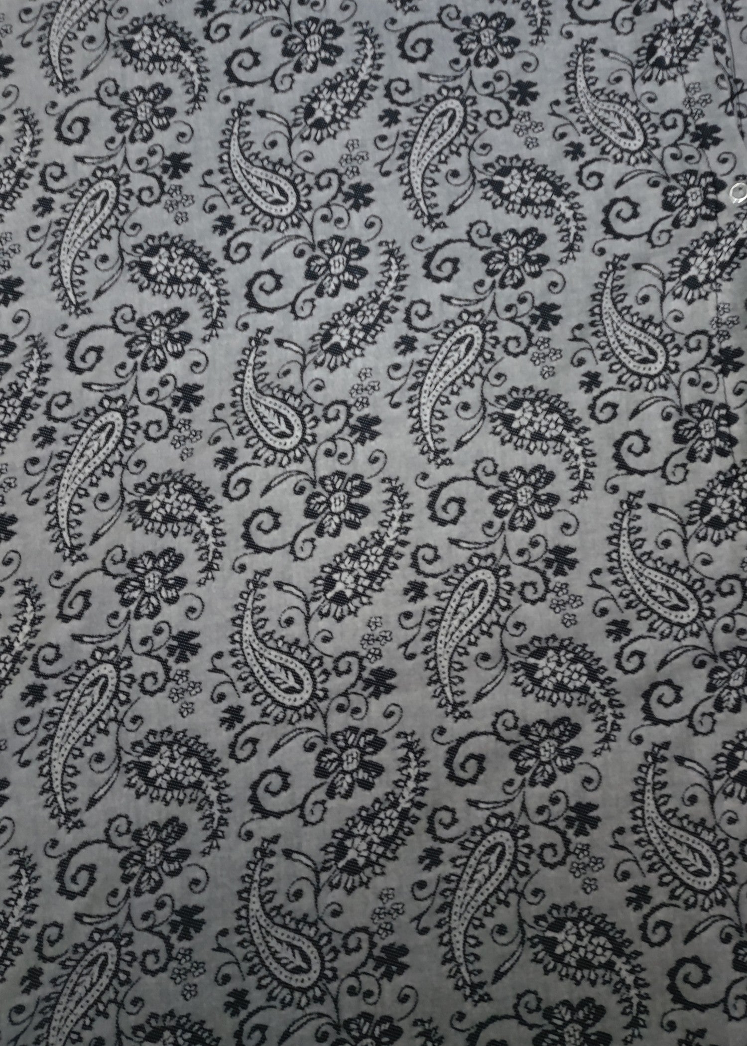 crepe georgette Abaya in Ash grey, black