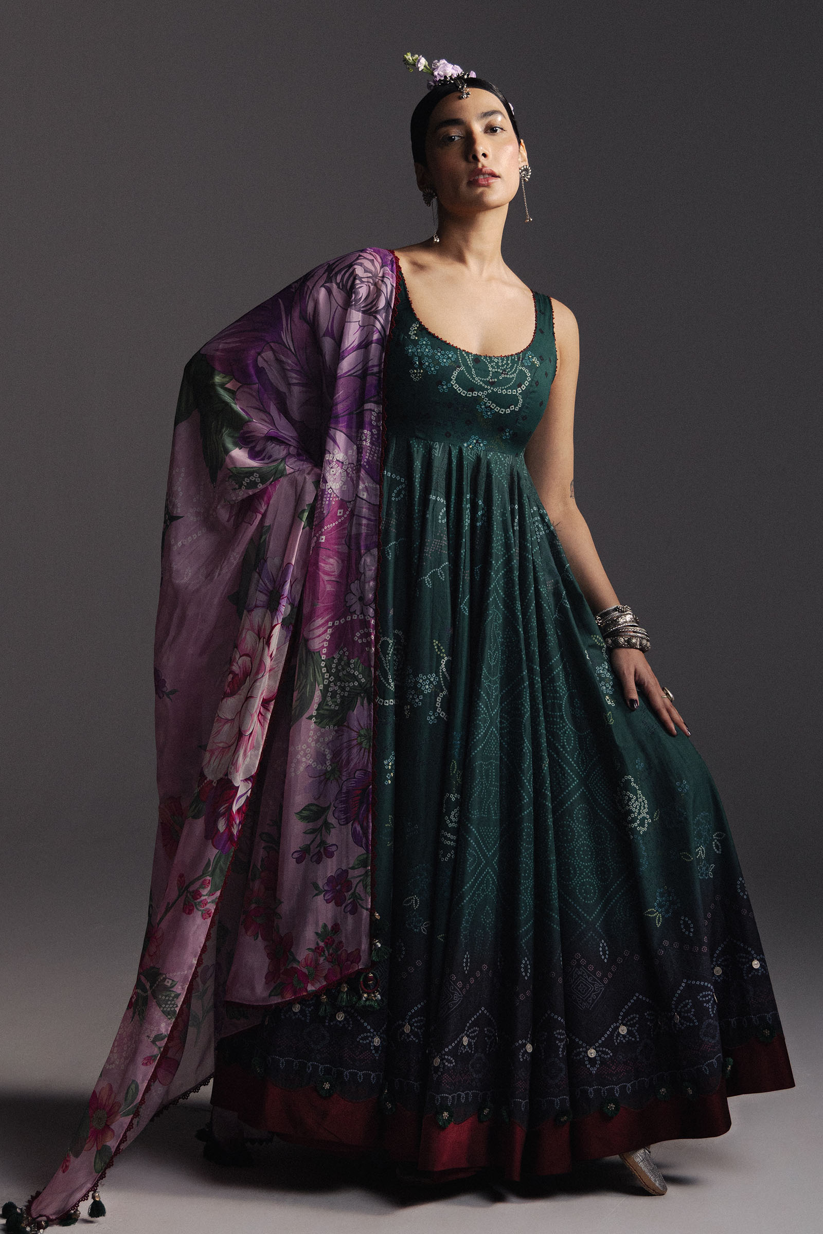 Anarkali Festive Luxury Lawn – Nayab-D4