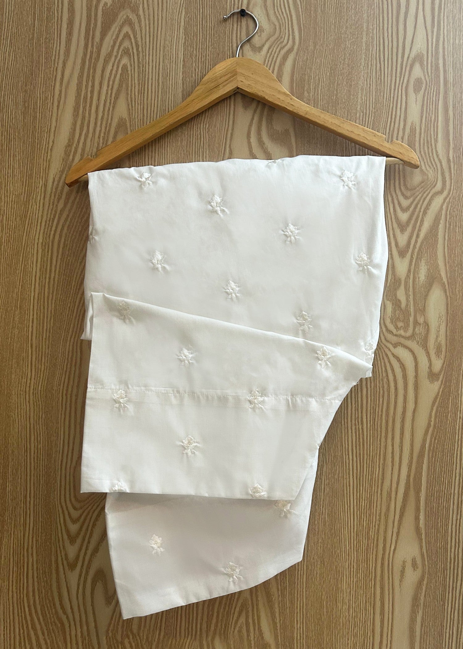 lawn cotton Shalwar in White