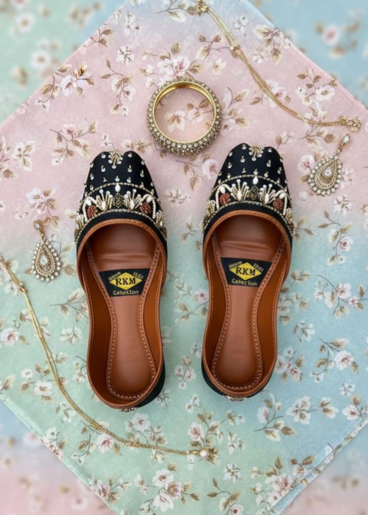 Khussa in Black by - High Quality Women Khussa CAO3891