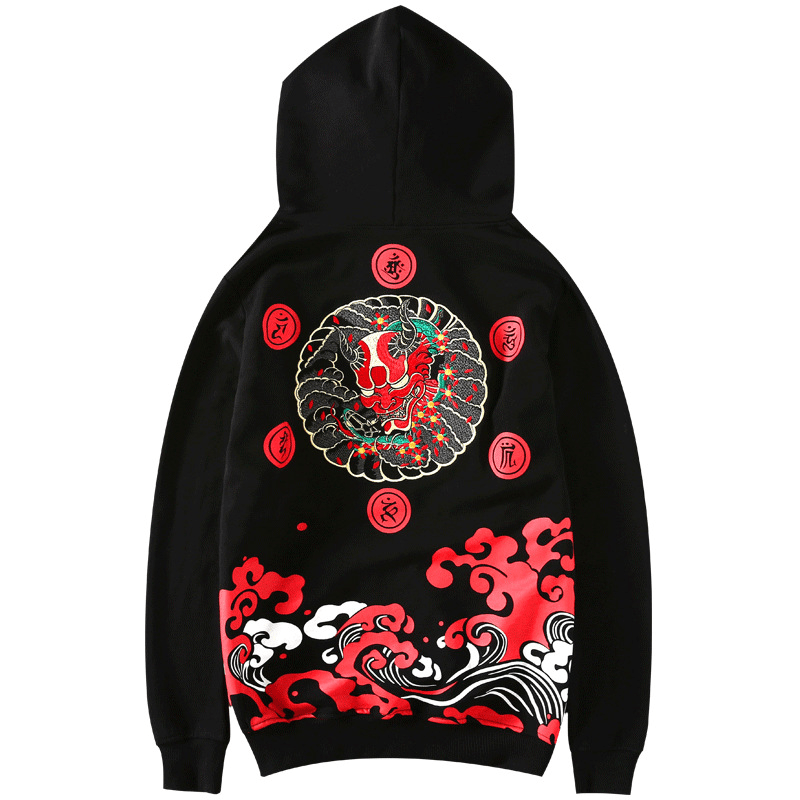 Hip-Hop Loose plus Size Pullover Hoodie Sweater