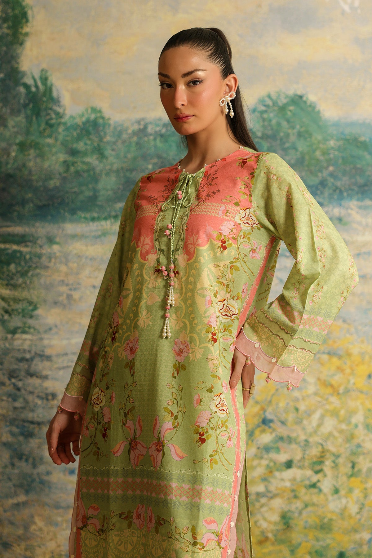 cambric Unstitched in Green