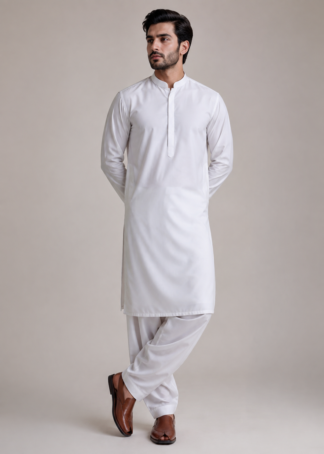 cotton Unstitched in Ghost white