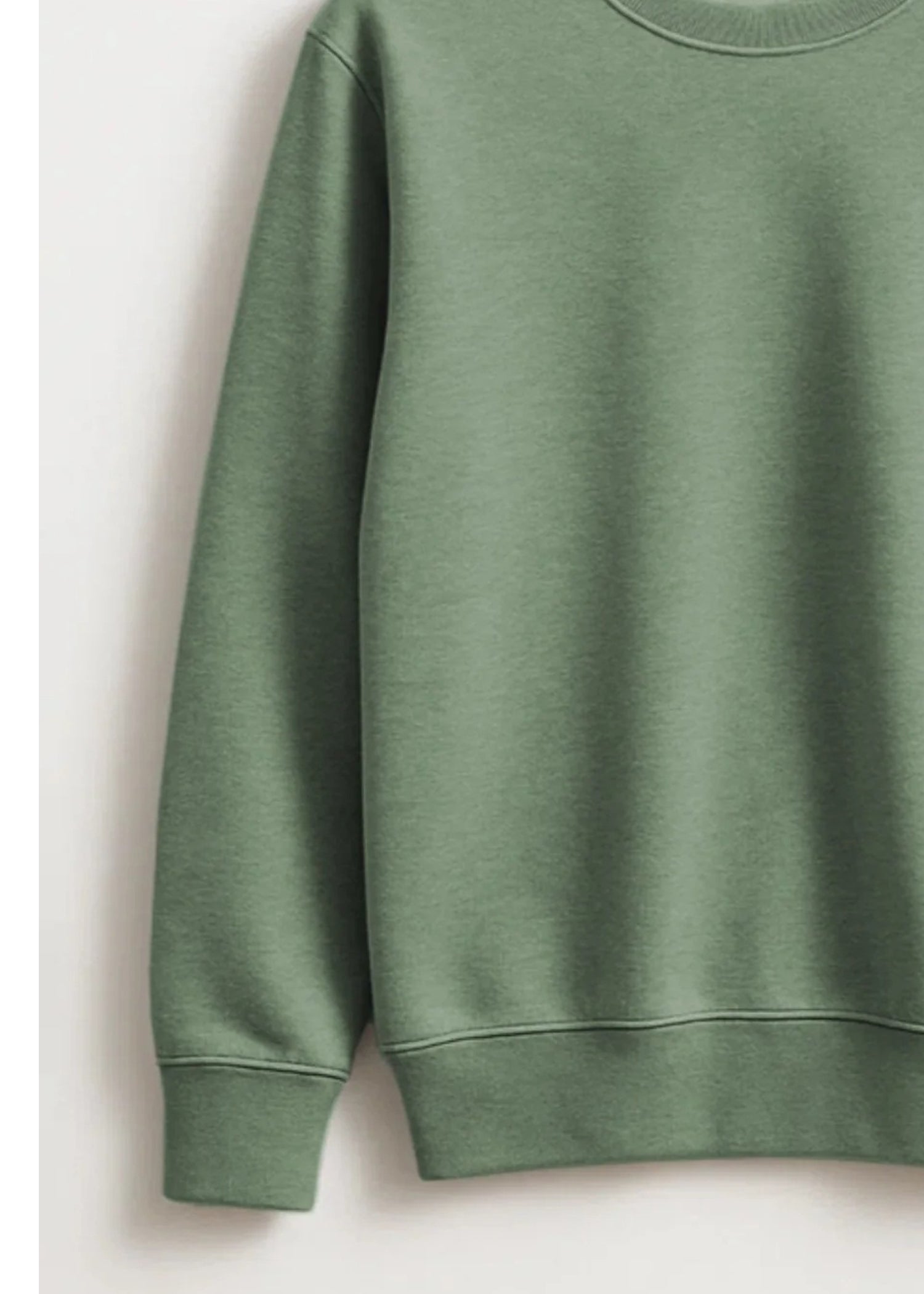fleece Sweatshirt in Pistachio green