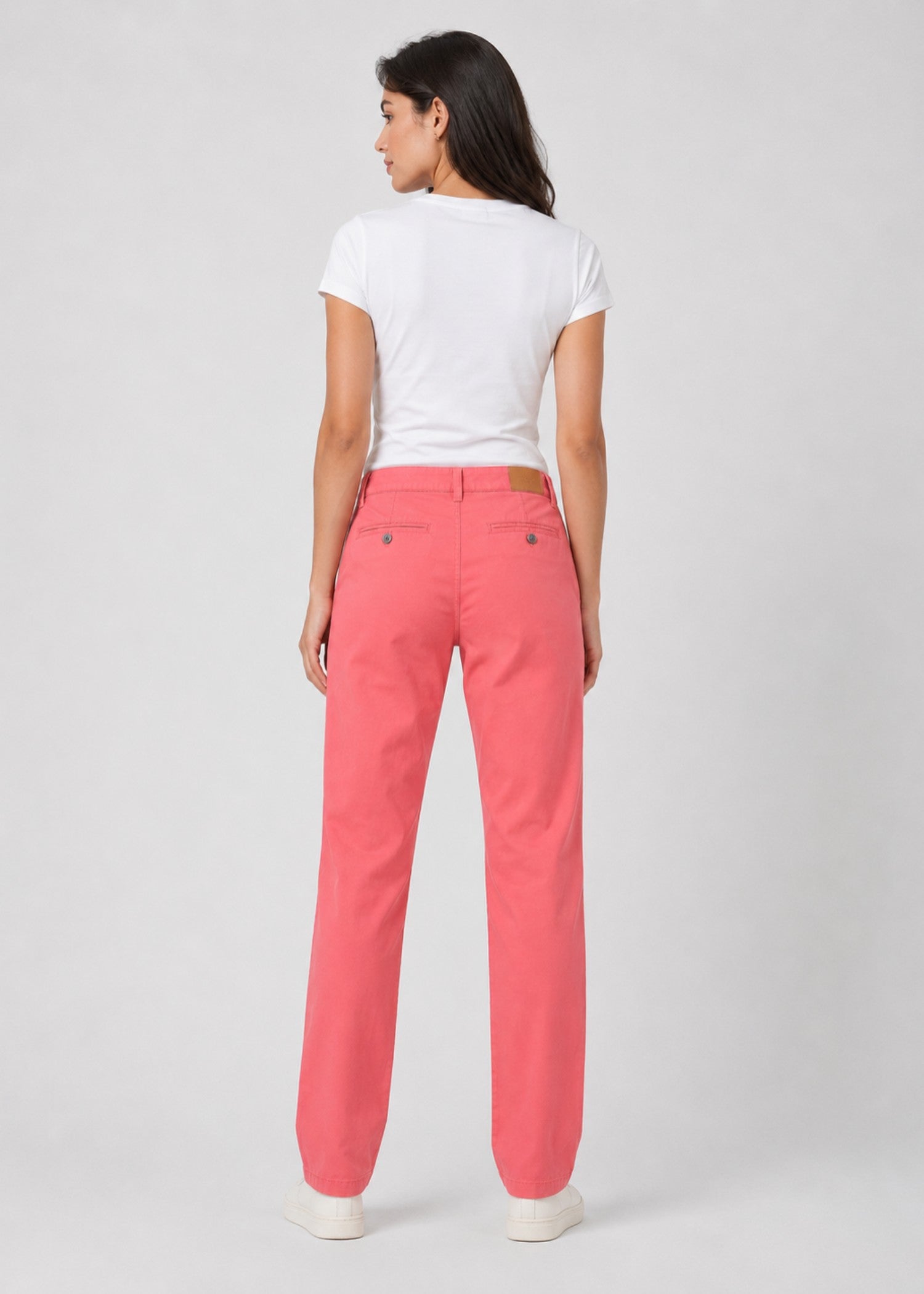 denim Jeans in Sunset orange