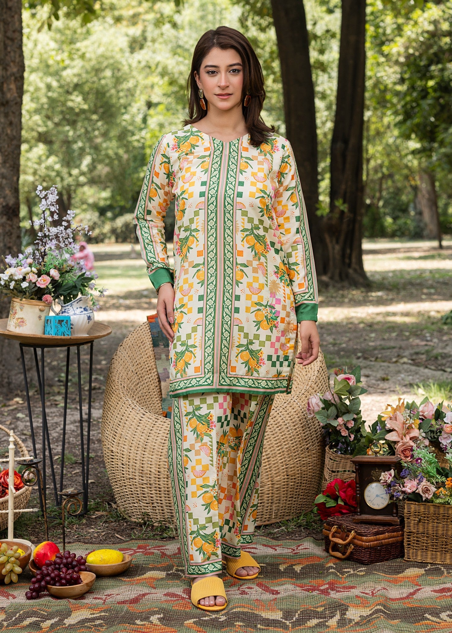 cotton silk Co Ord Sets in Multi