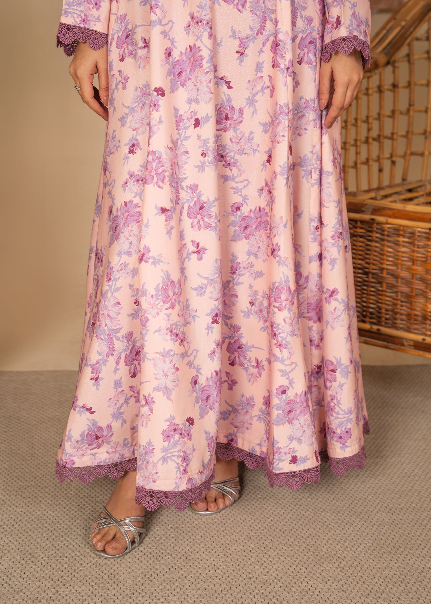 lawn Maxi in Pink