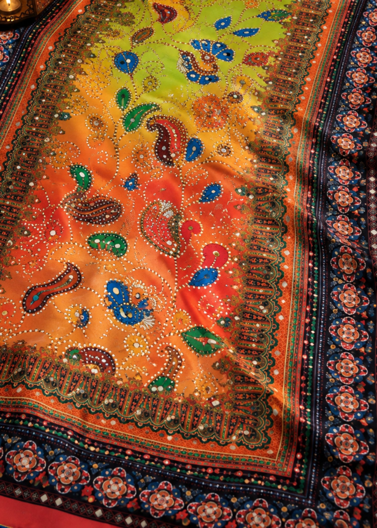 Dupatta in Multi Color by - Trendy Women Dupatta QSZ1379