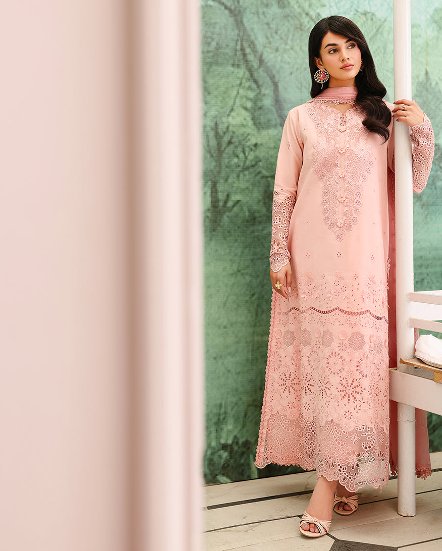 Veil of Summer Chikankari Lawn Edit – Azure Elan