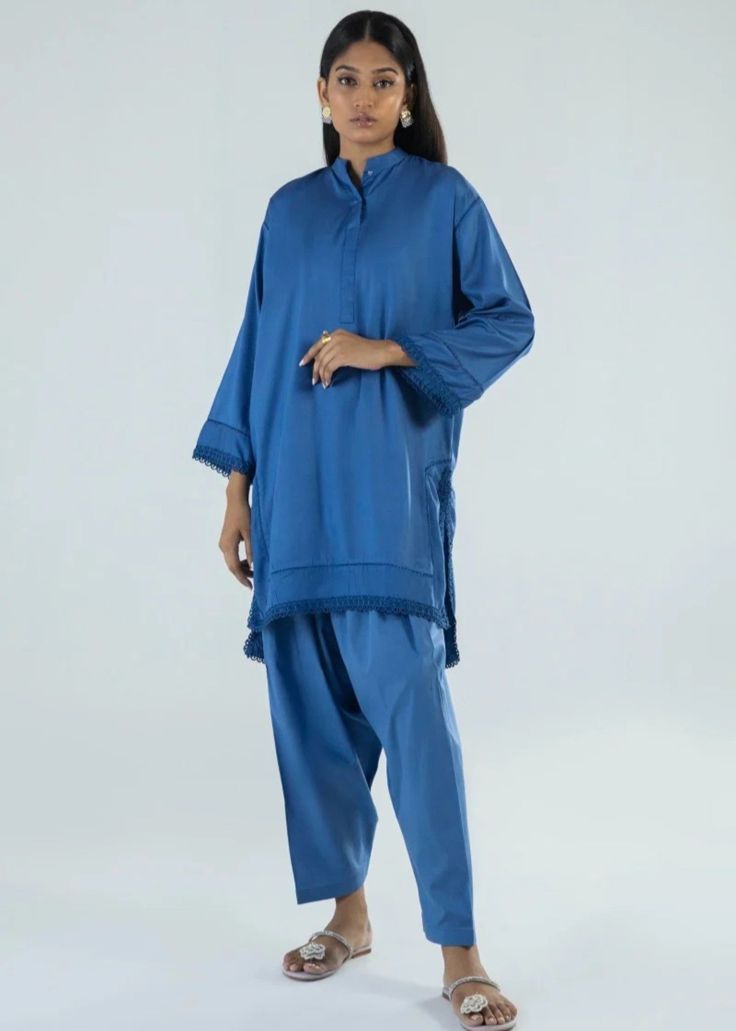 cotton Kurti in Blue